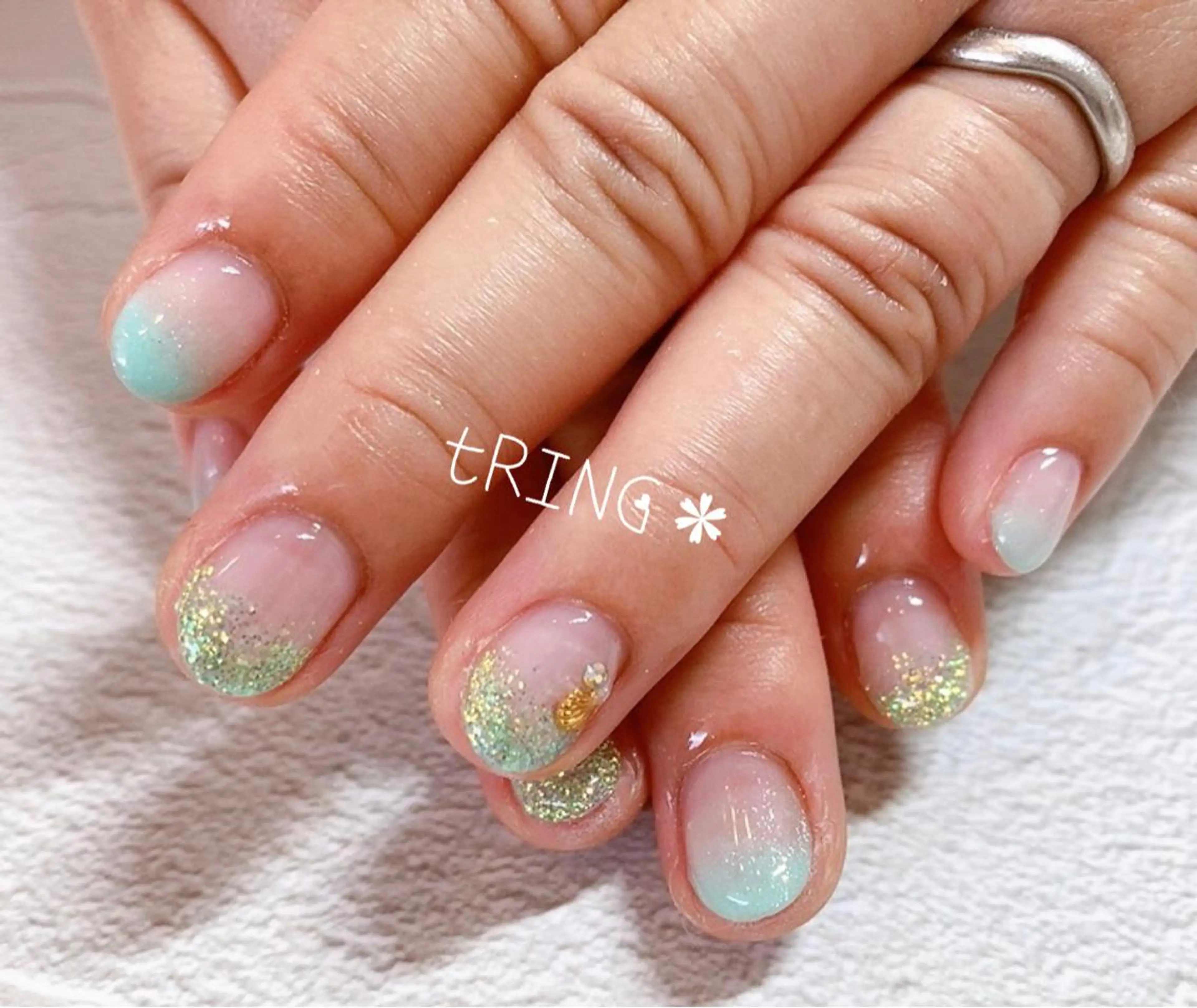 ネイル ハンドネイル tRING* しいの木台のネイルデザイン