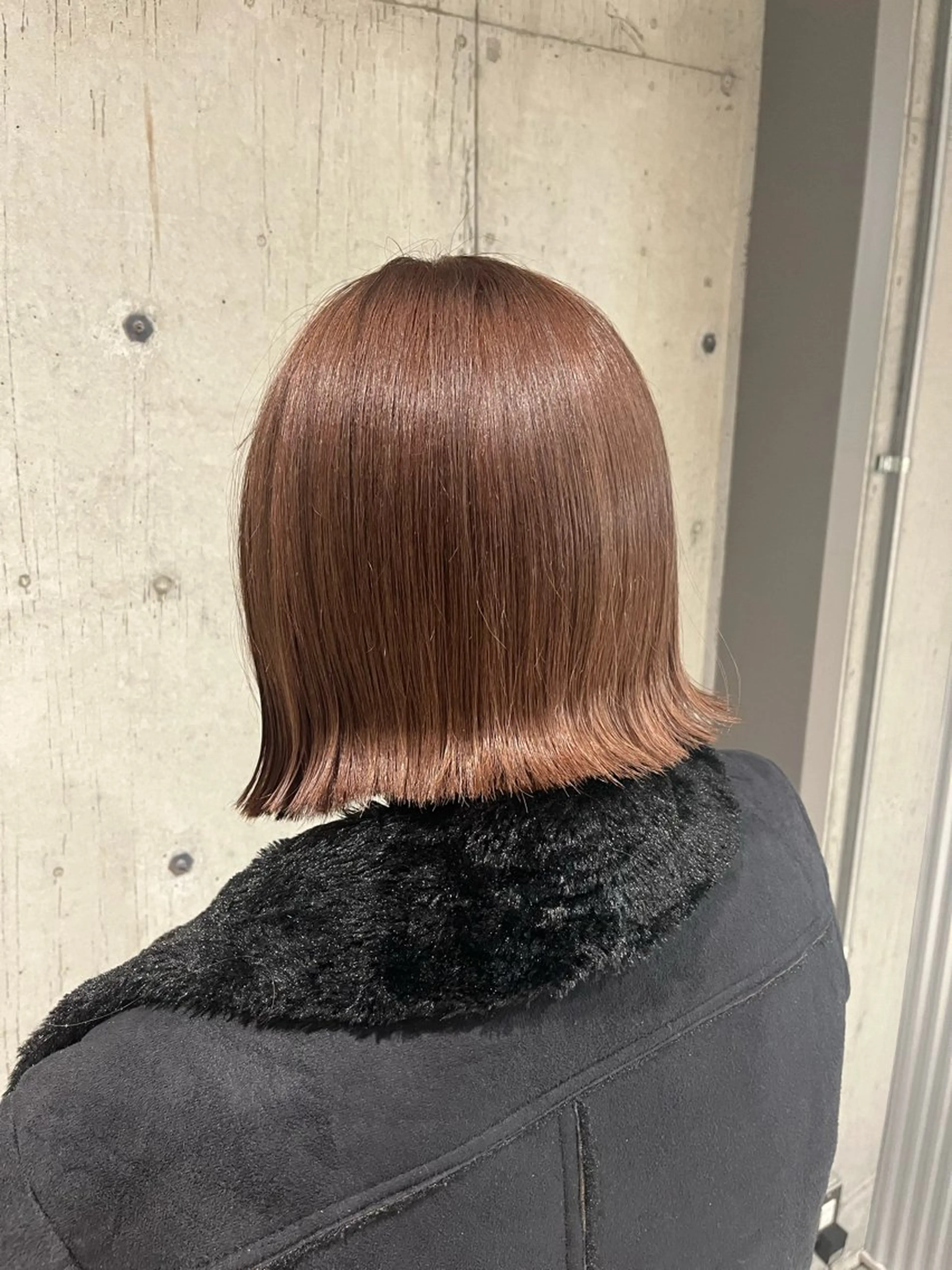 ミディアム カラー ヘアアレンジ カット ヘアカラー トリートメント ボブ×艶カラー 特化・リクト💥のヘアスタイル