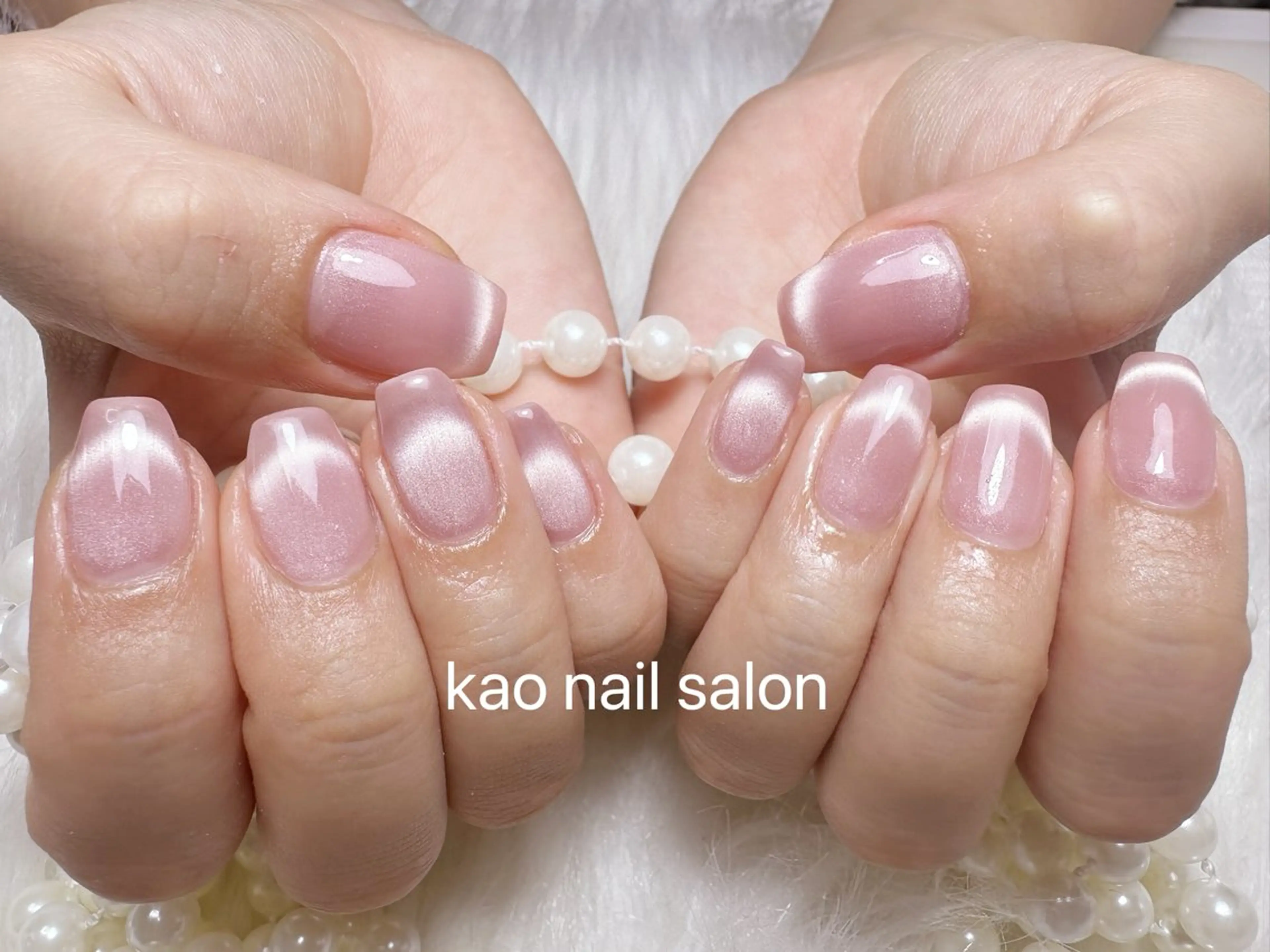 ネイル ハンドネイル kao nail マグネット/長さだしのネイルデザイン
