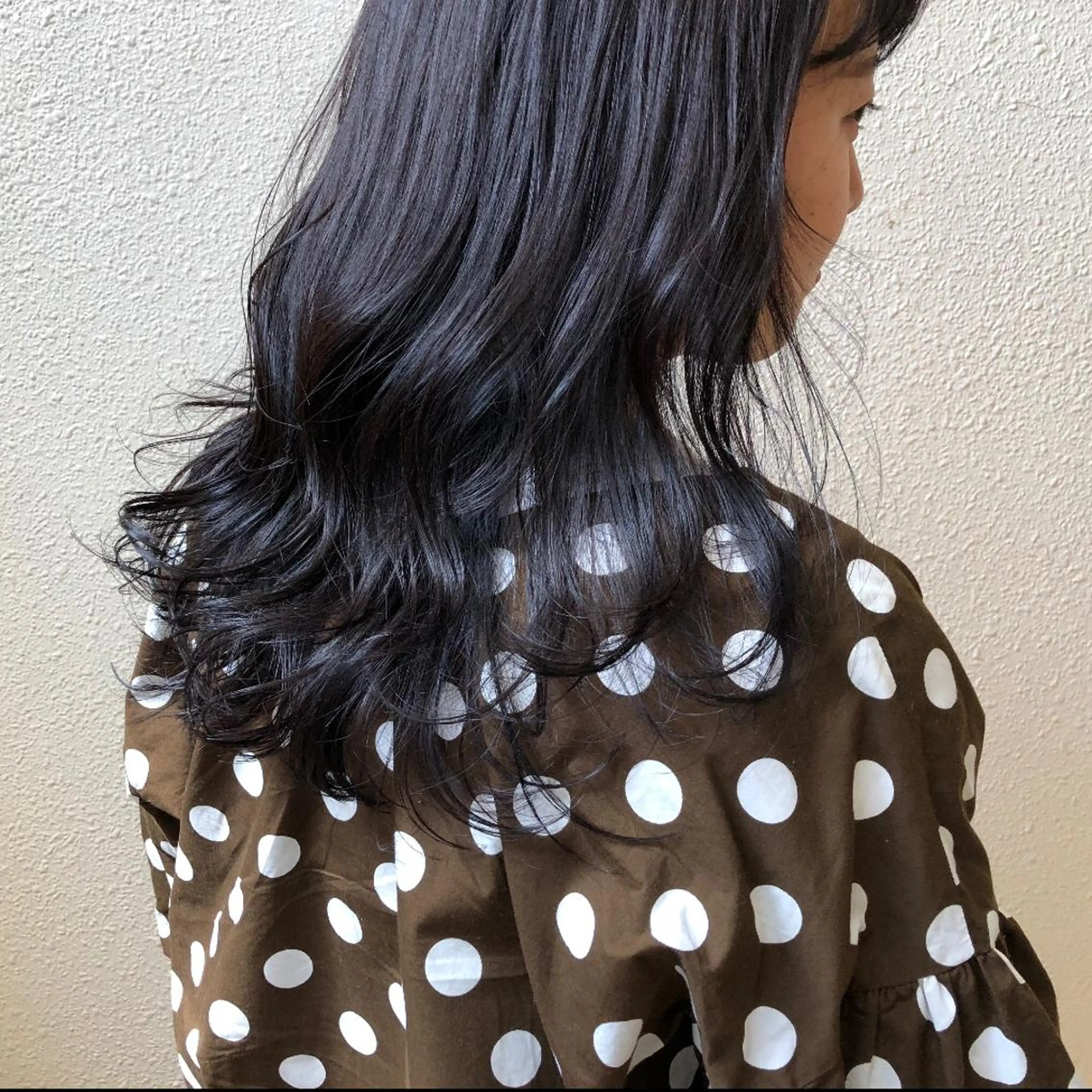 セミロング カラー ヘアカラー ツキノキ ミナのヘアスタイル