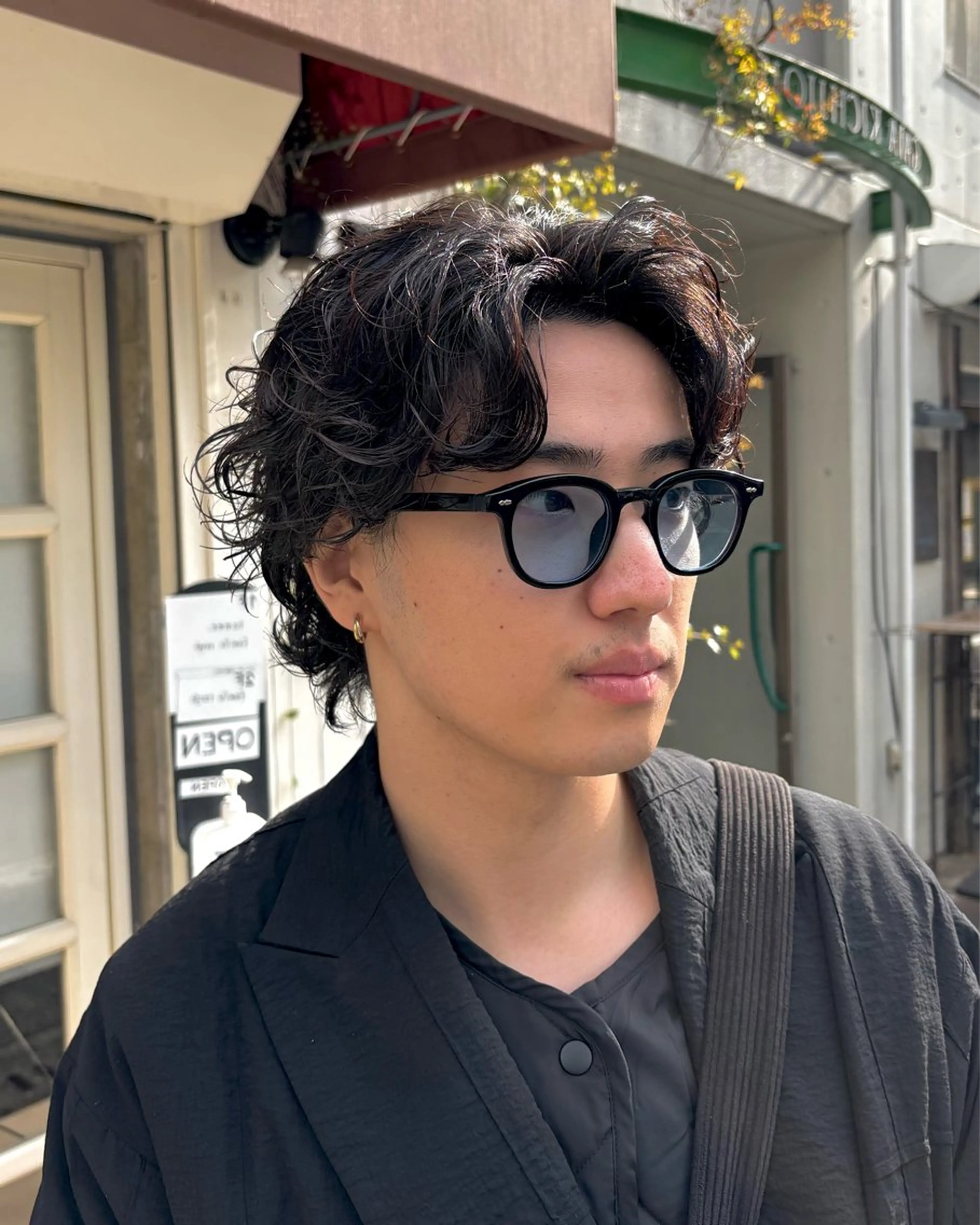 ミディアム パーマ メンズ ミディアムパーマ メンズパーマ homme, famille raugh【オム・ファミーユ・ラグ】所属・【メンズ特化】パーマ /マッシュ/ヨシダのヘアスタイル