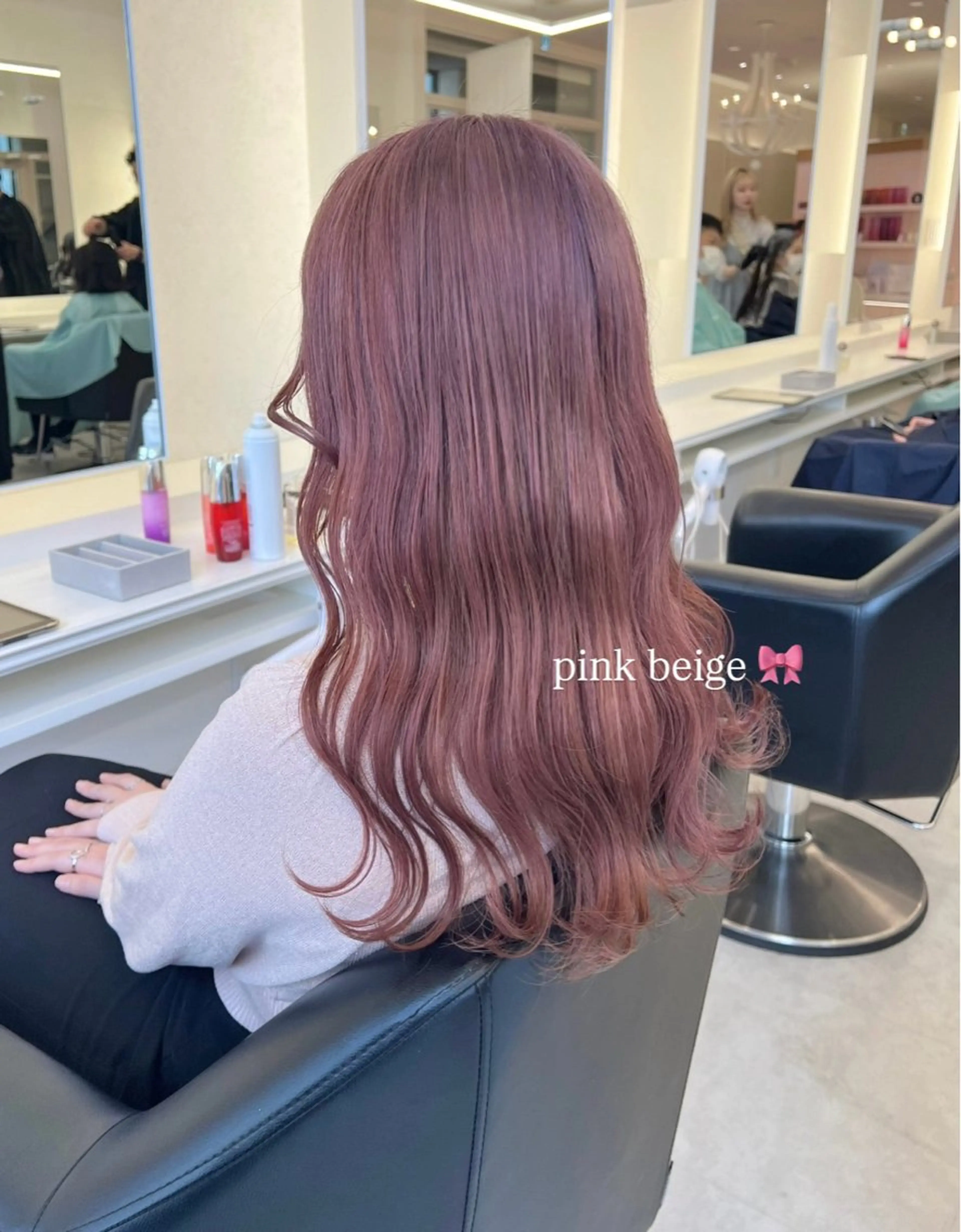 ロング カラー ヘアカラー ParveMix🎀 稲垣 詞葉のヘアスタイル