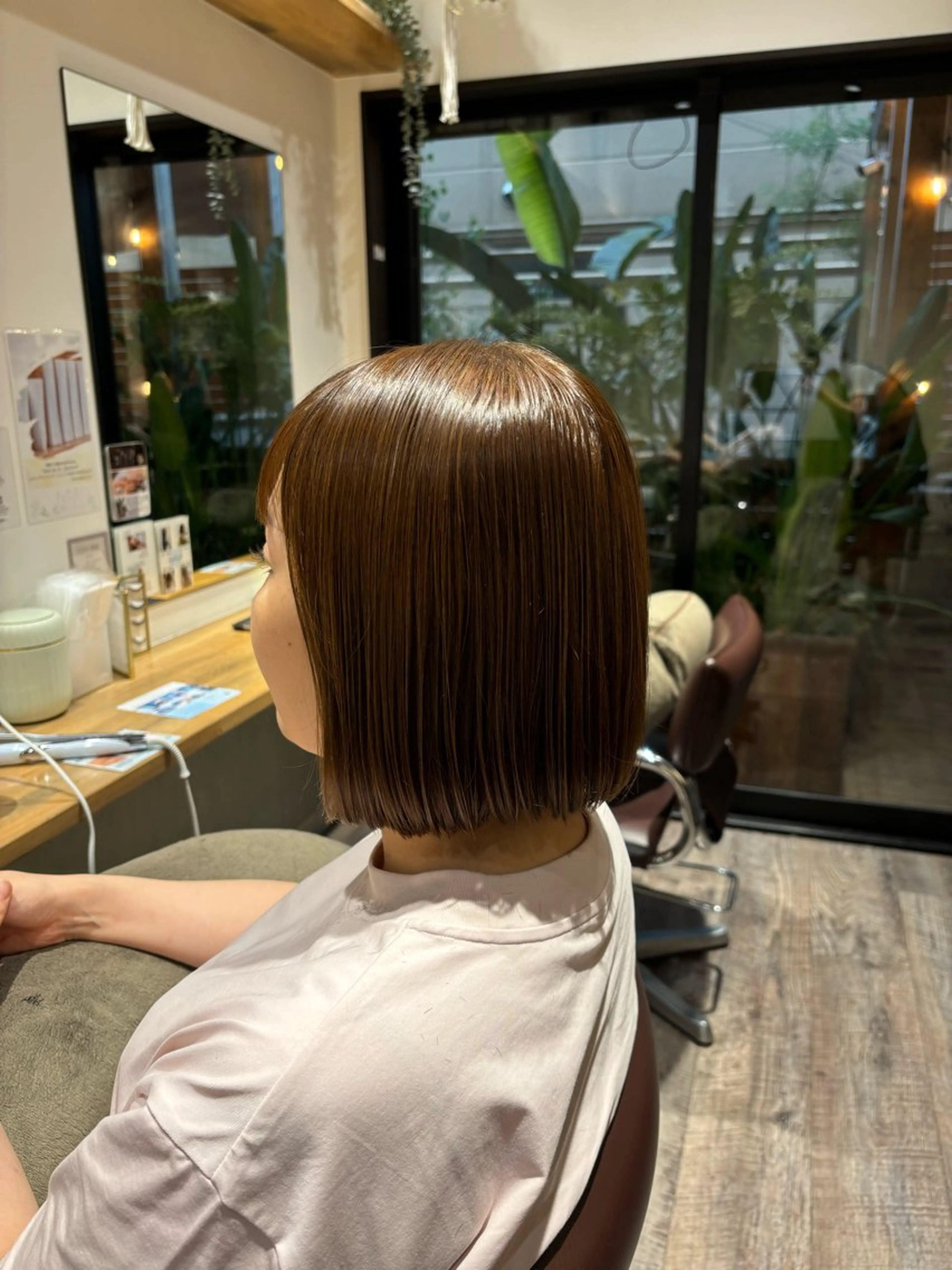 ミディアム カット ヘアカラー トリートメント SOL Matsumuraのマツエク・マツパデザイン