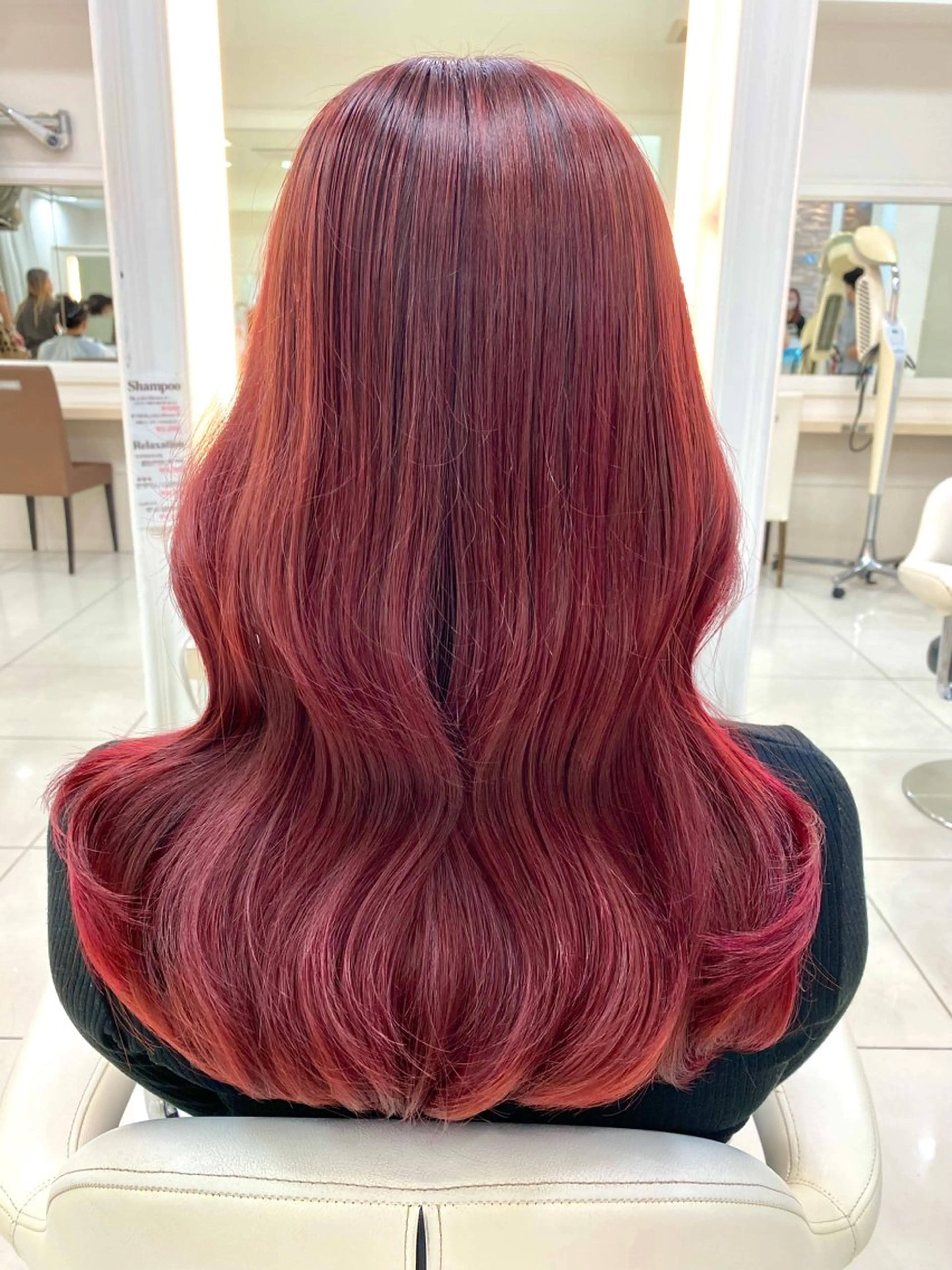 セミロング カラー カット ヘアカラー トリートメント 🌼上水流 彩乃🌼のヘアスタイル