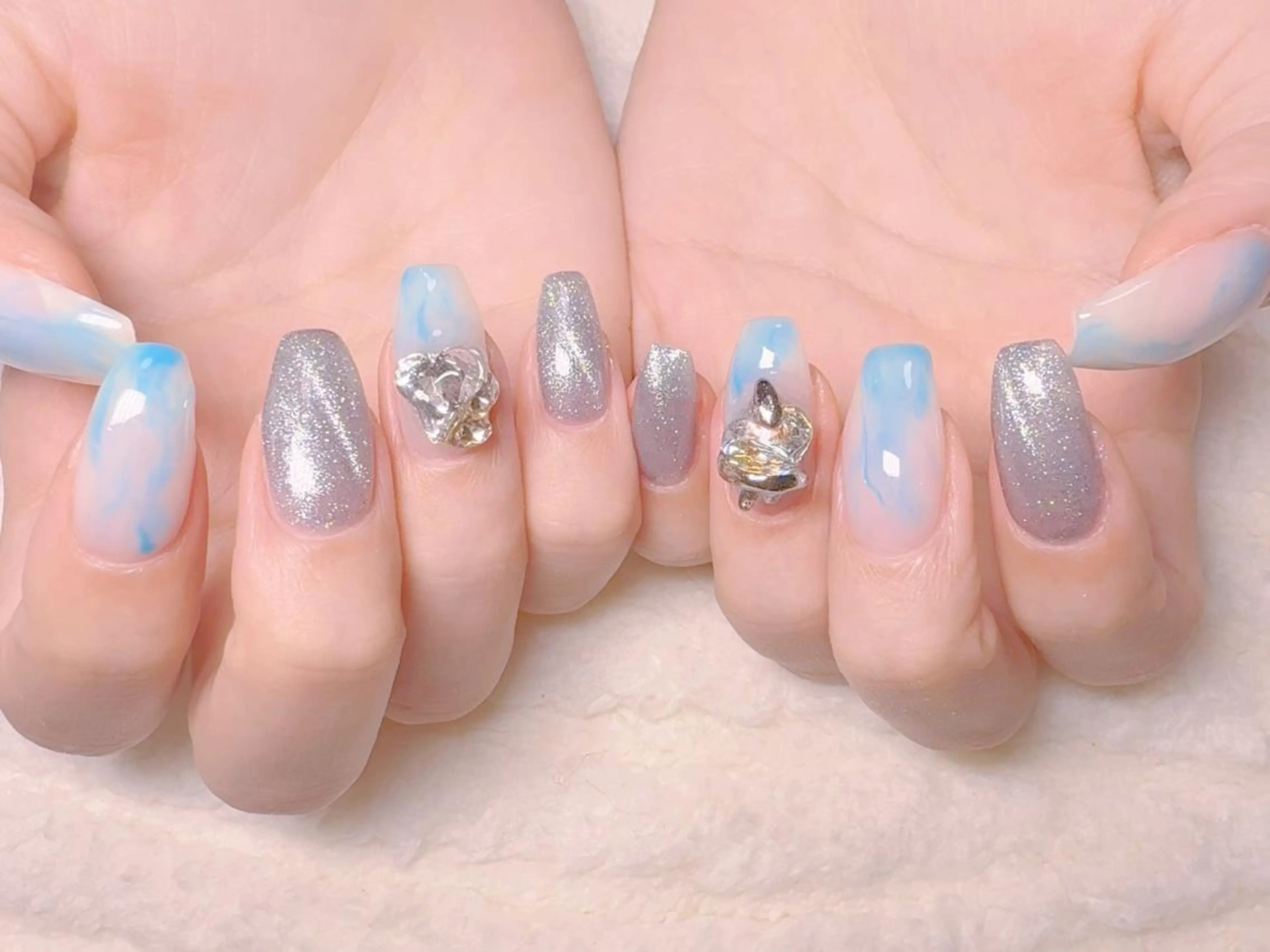 ネイル 成人式 韓国ネイル オフィスネイル ハンドネイル ハンドケア For U nail スカルプ専門店のネイルデザイン