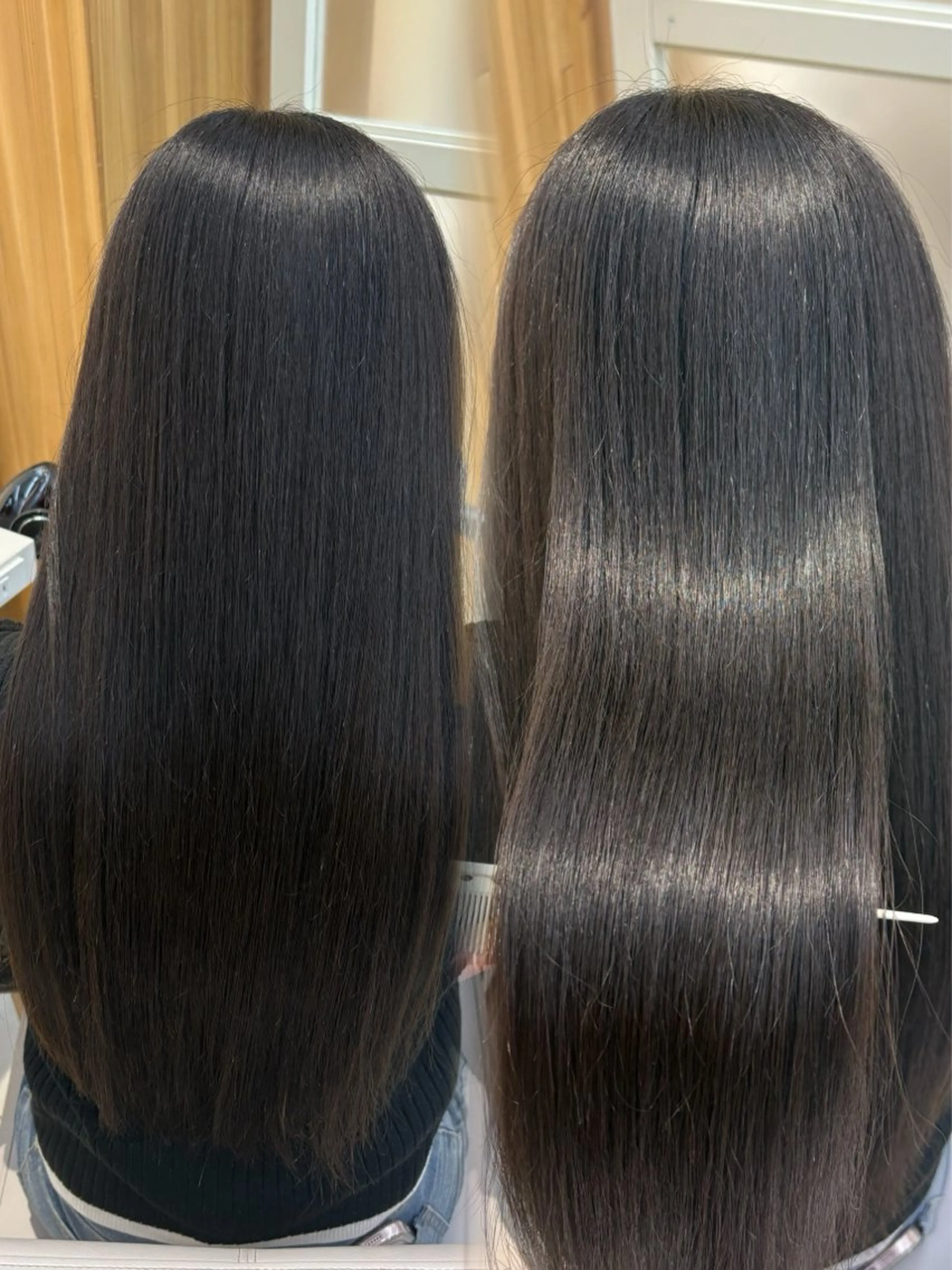 ロング 牧 友梨亜のヘアスタイル