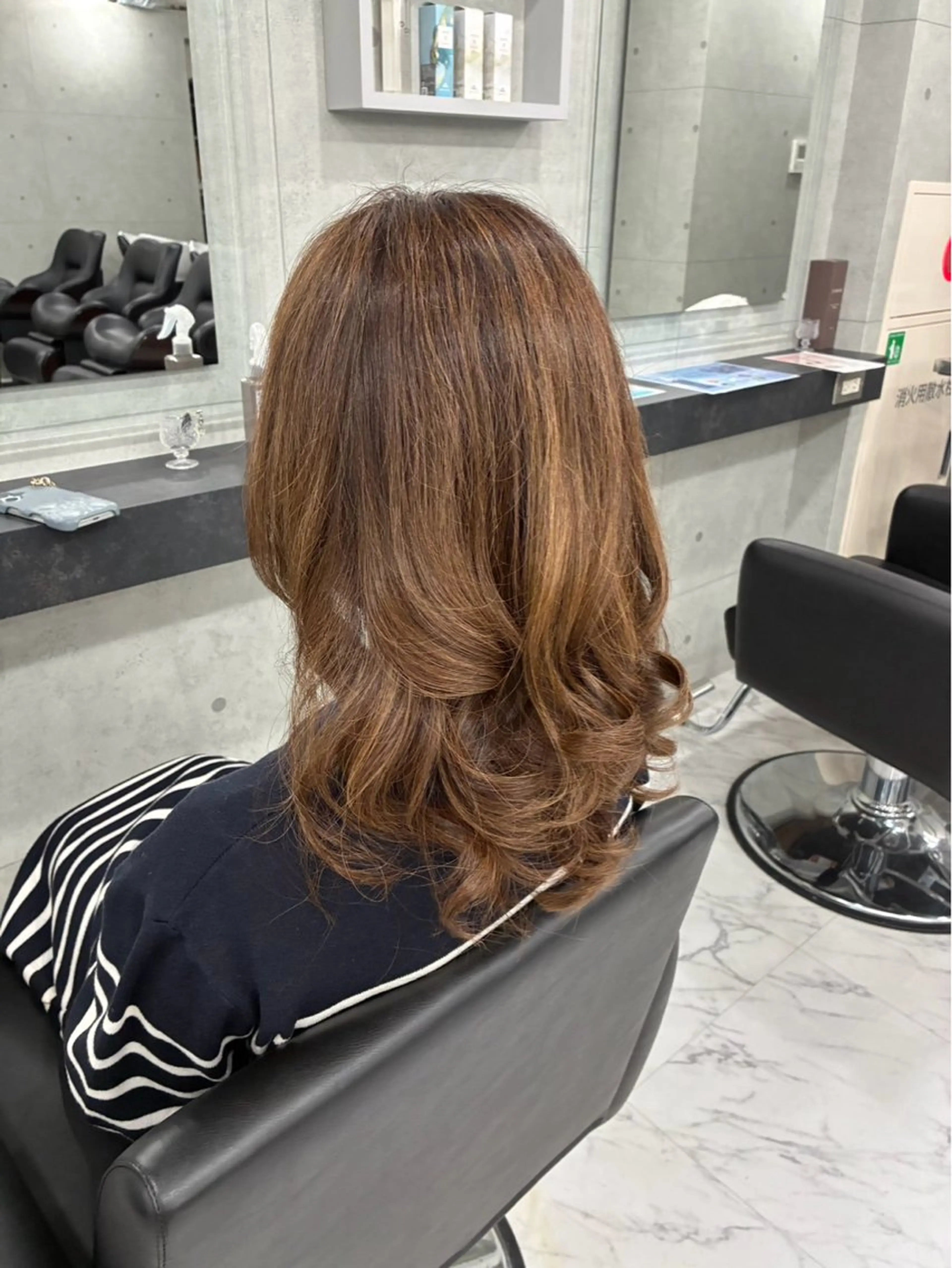 ロング カラー ヘアカラー Endearing 🌟銀座のヘアスタイル