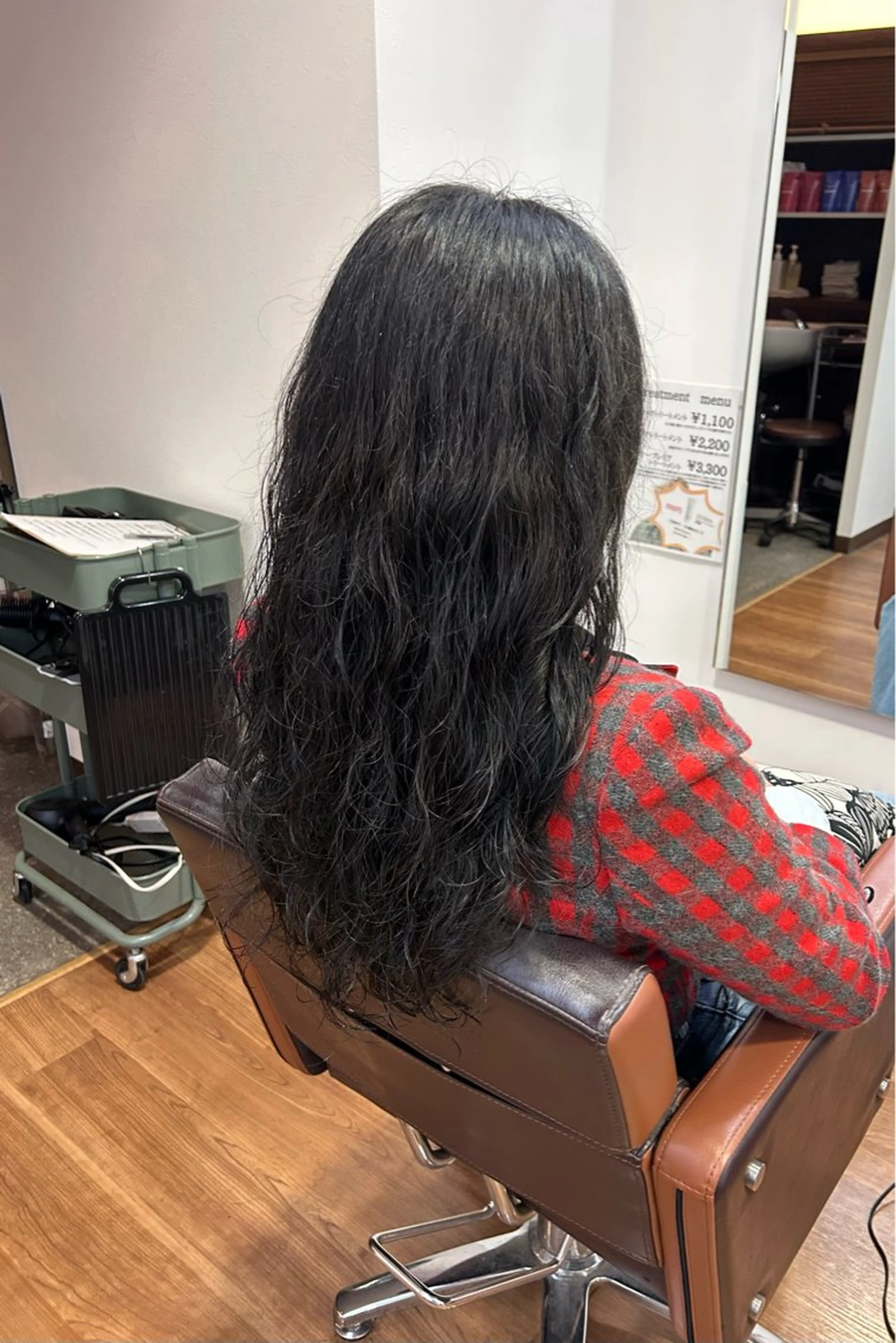 ロング パーマ ヘアアレンジ ロング ニュアンスパーマ flower所属・原田 歩実のヘアスタイル