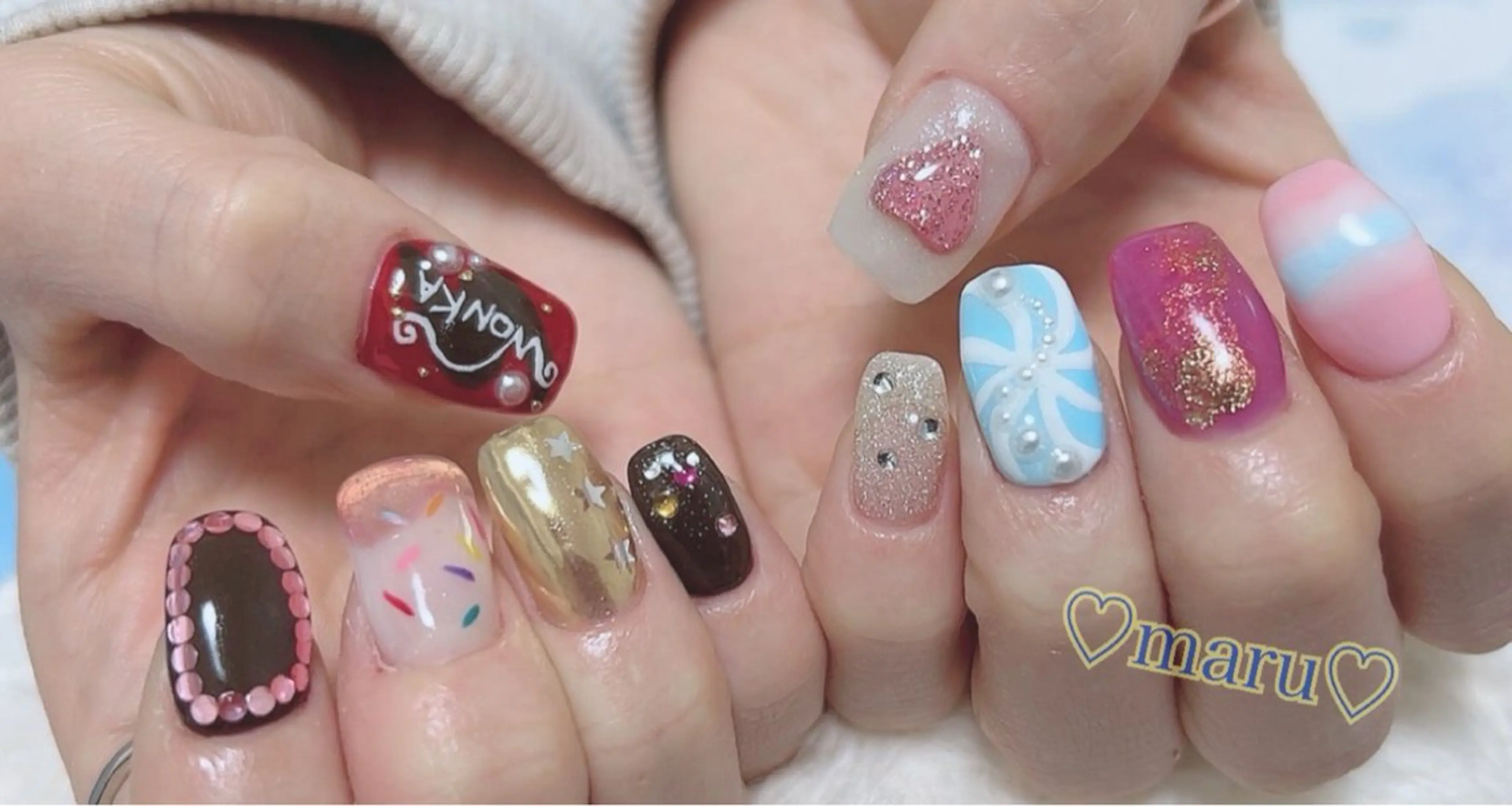 ネイル ハンドネイル フットネイル まるみ♡7/1〜値上 げ致します(>_<)のその他イメージ