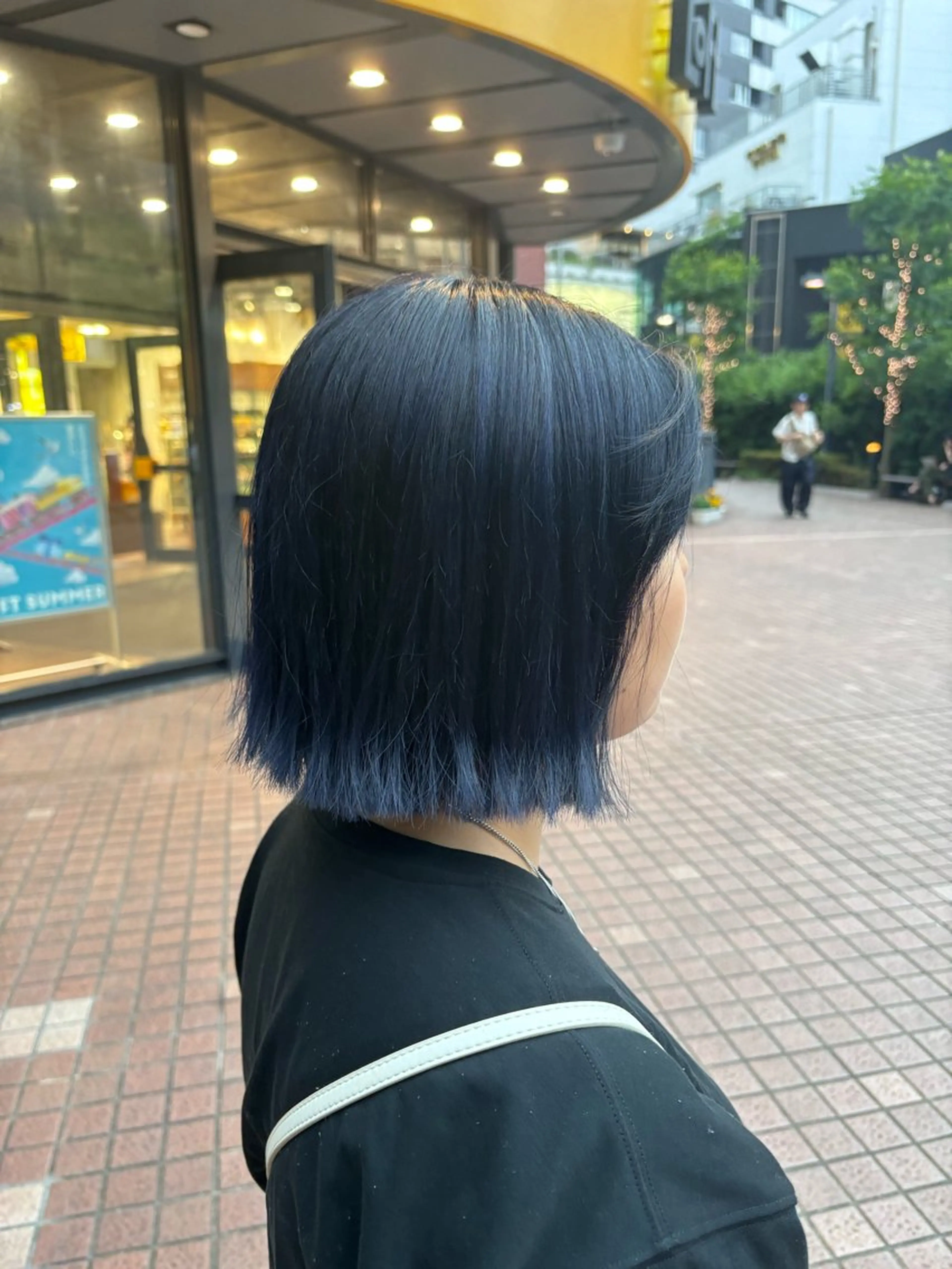 ミディアム シオン/艶髪カラー/ 韓国ヘアのヘアスタイル