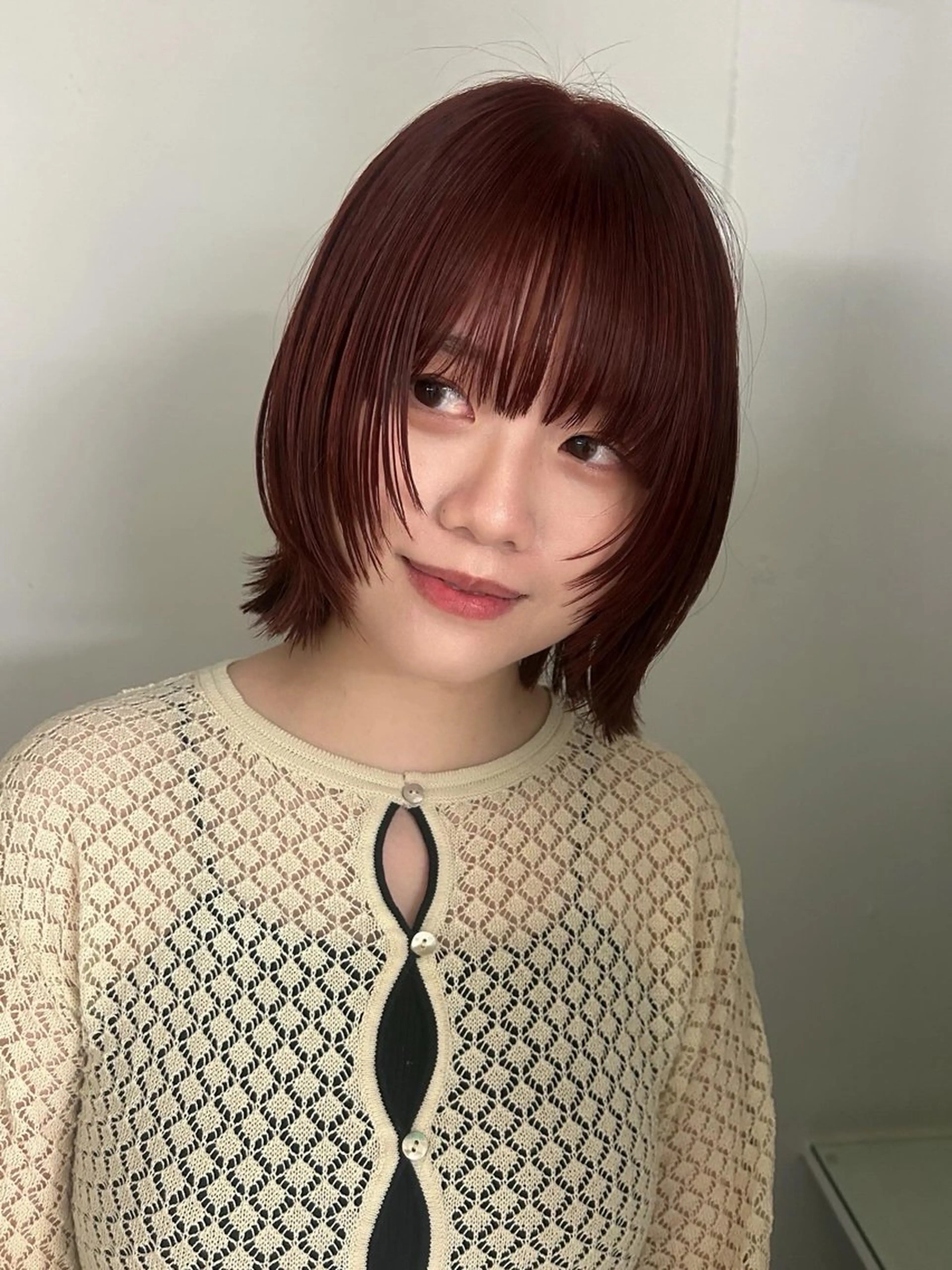 ショート カラー カット ヘアカラー トリートメント hen所属・心斎橋/レイヤー/ ブリーチ/モエのヘアスタイル