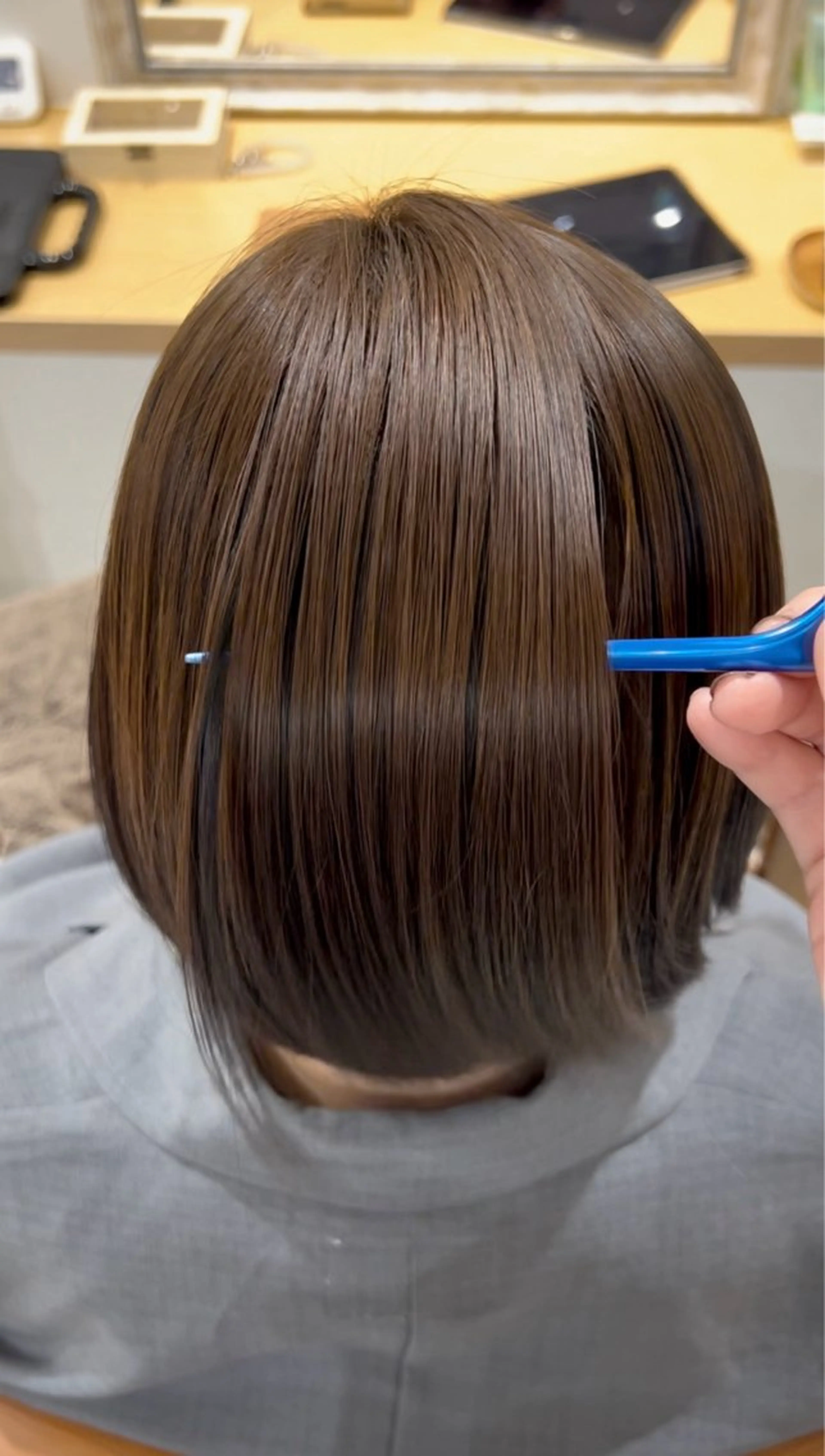 パーマ 🫧ボブ/艶髪カラー 伊原修子のヘアスタイル