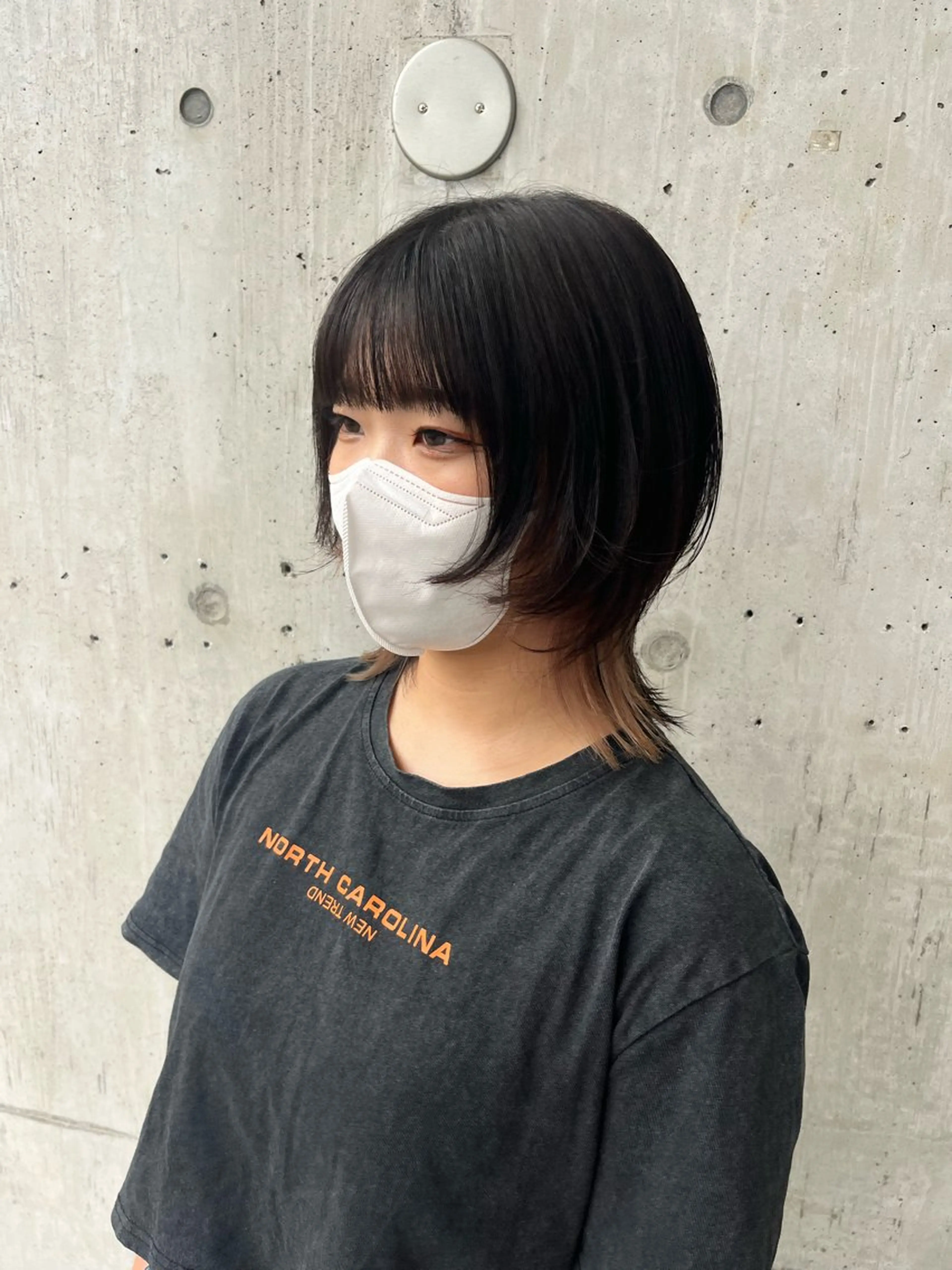 ミディアム 犬塚 梨花のヘアスタイル