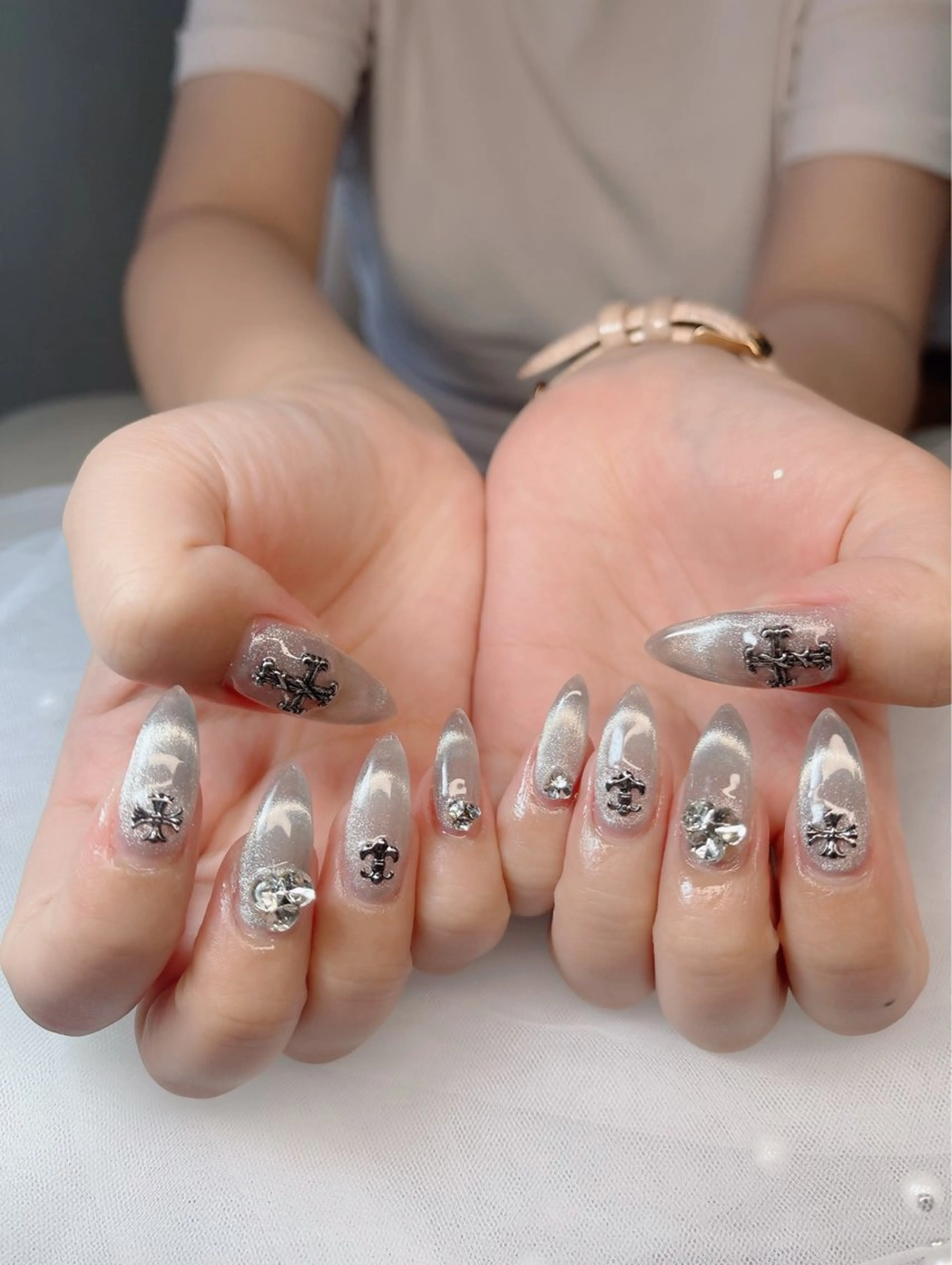 ネイル ハイネイル 自宅サロンのネイルデザイン