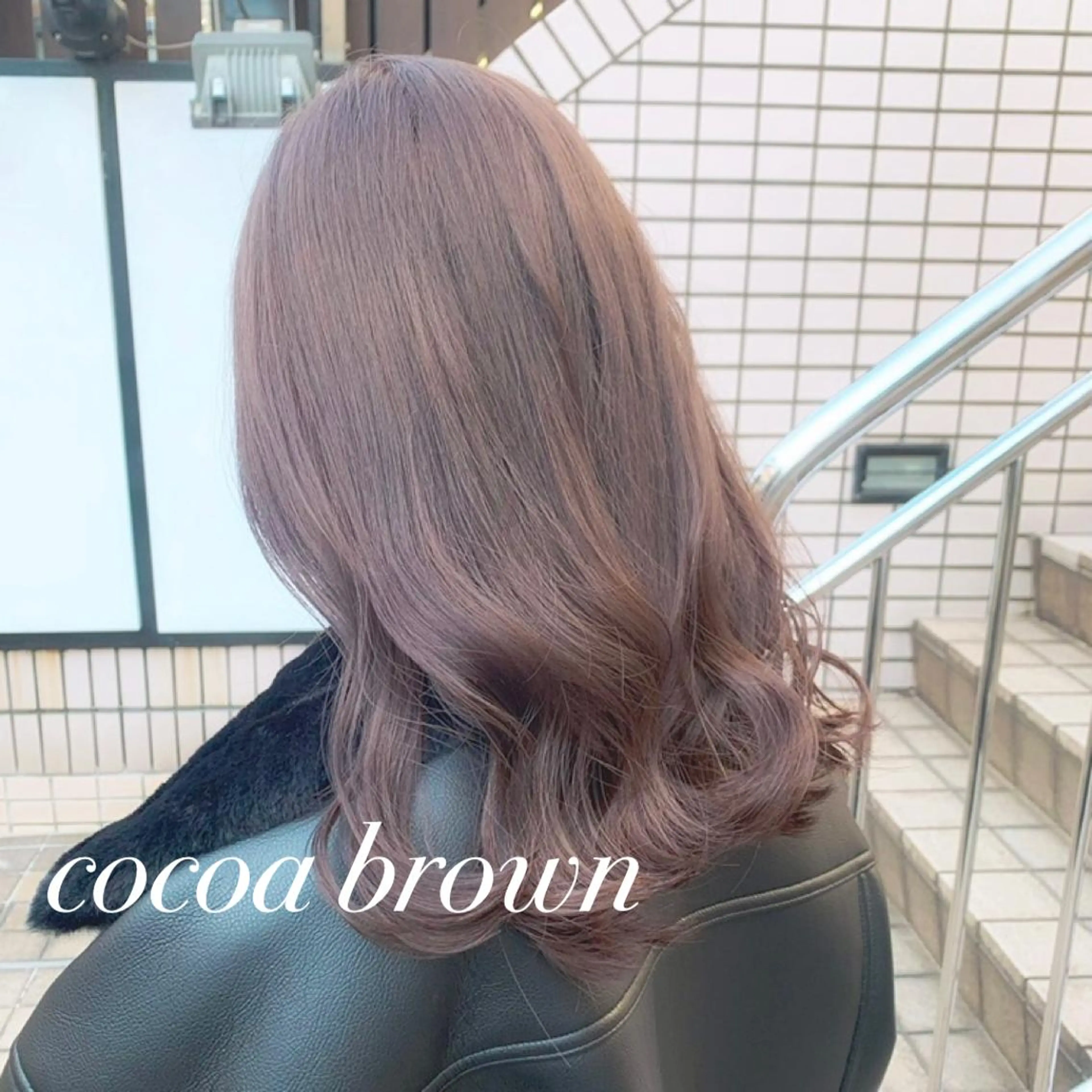 ショート カラー ヘアアレンジ ブラウンカラー ココアブラウン 🍒暖色✖️レイヤー ／Haruna🍒のヘアスタイル