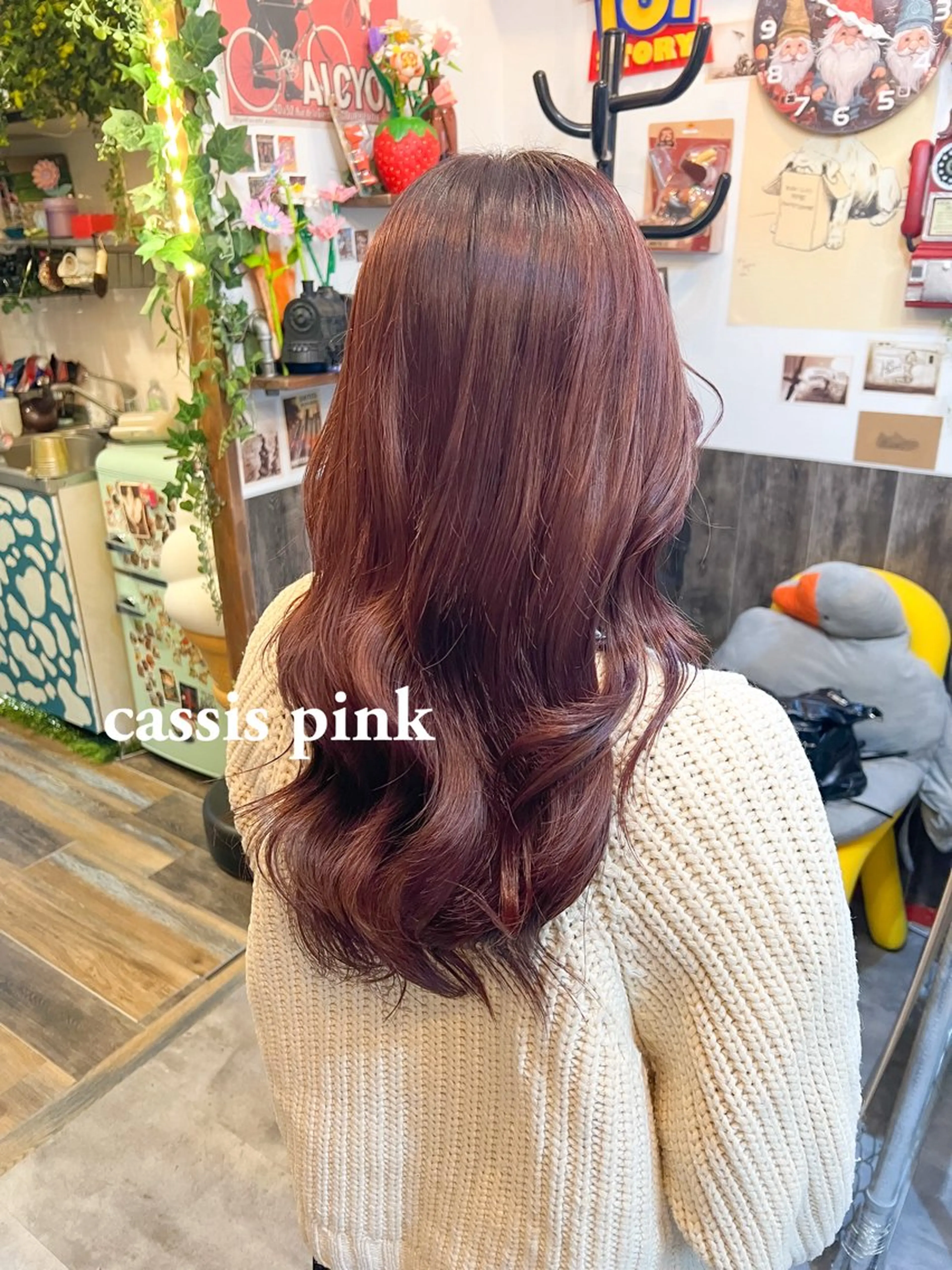 ロング カラー ブリーチ ブラウンカラー ダブルカラー ブリーチなしカラー ピンクカラー ヘアカラー カラーパティシエ facce🌼ikoのヘアスタイル