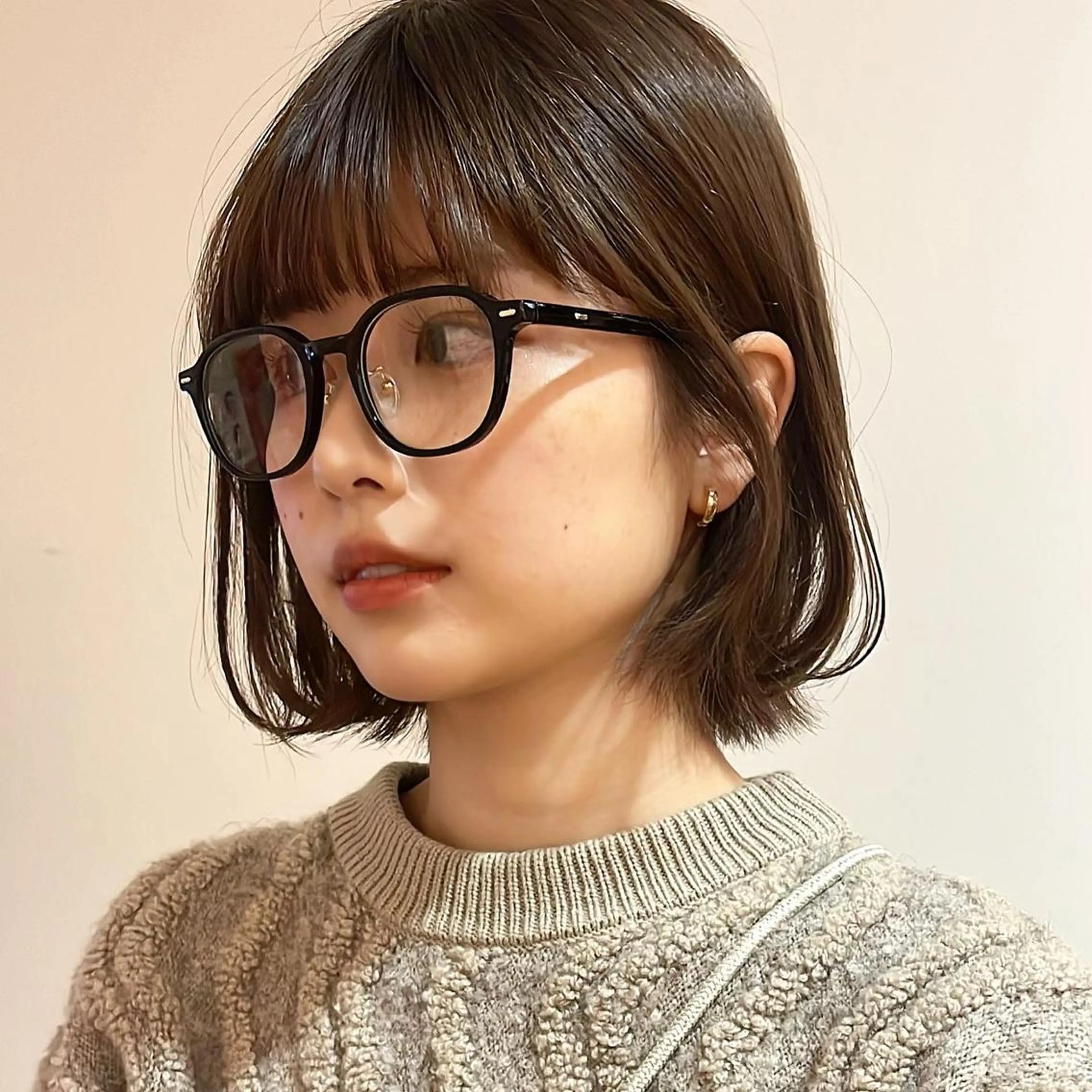 ショート カラー 🌱小顔ヘア/ボブ ミディアム/双葉🌱のヘアスタイル