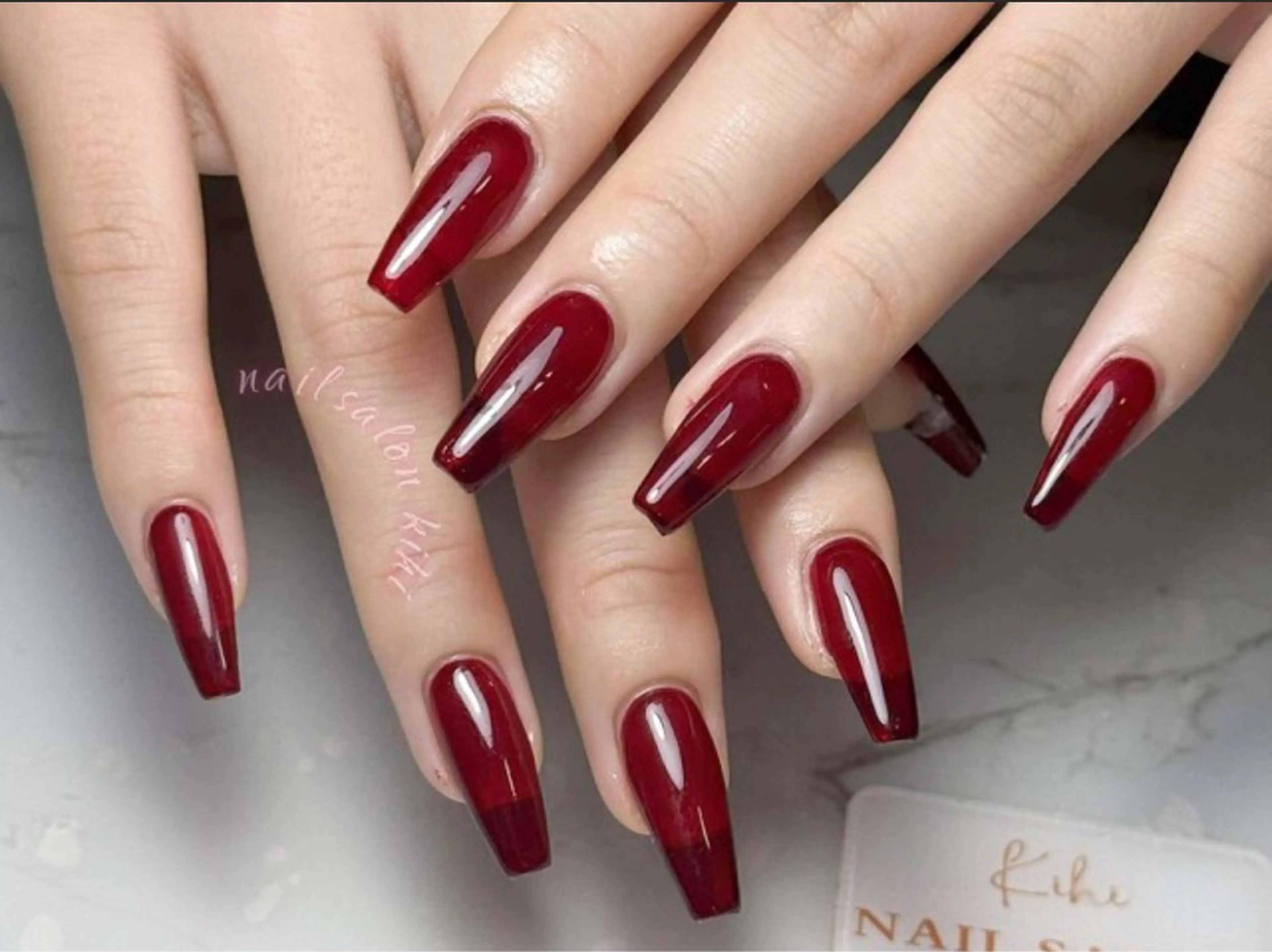 【ジェルオフ無料】ワンカラーの写真