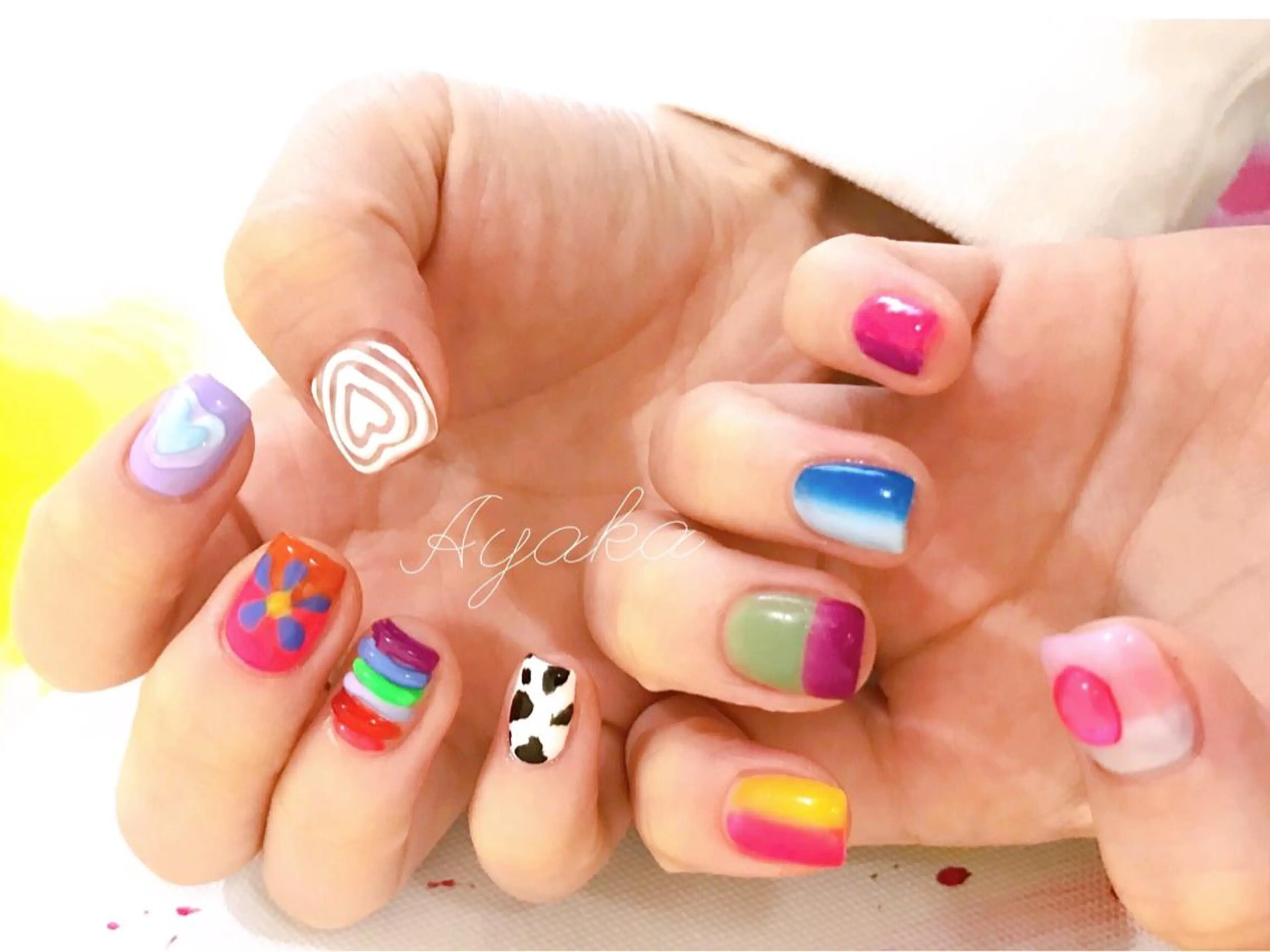 ネイル emunail あやかのネイルデザイン