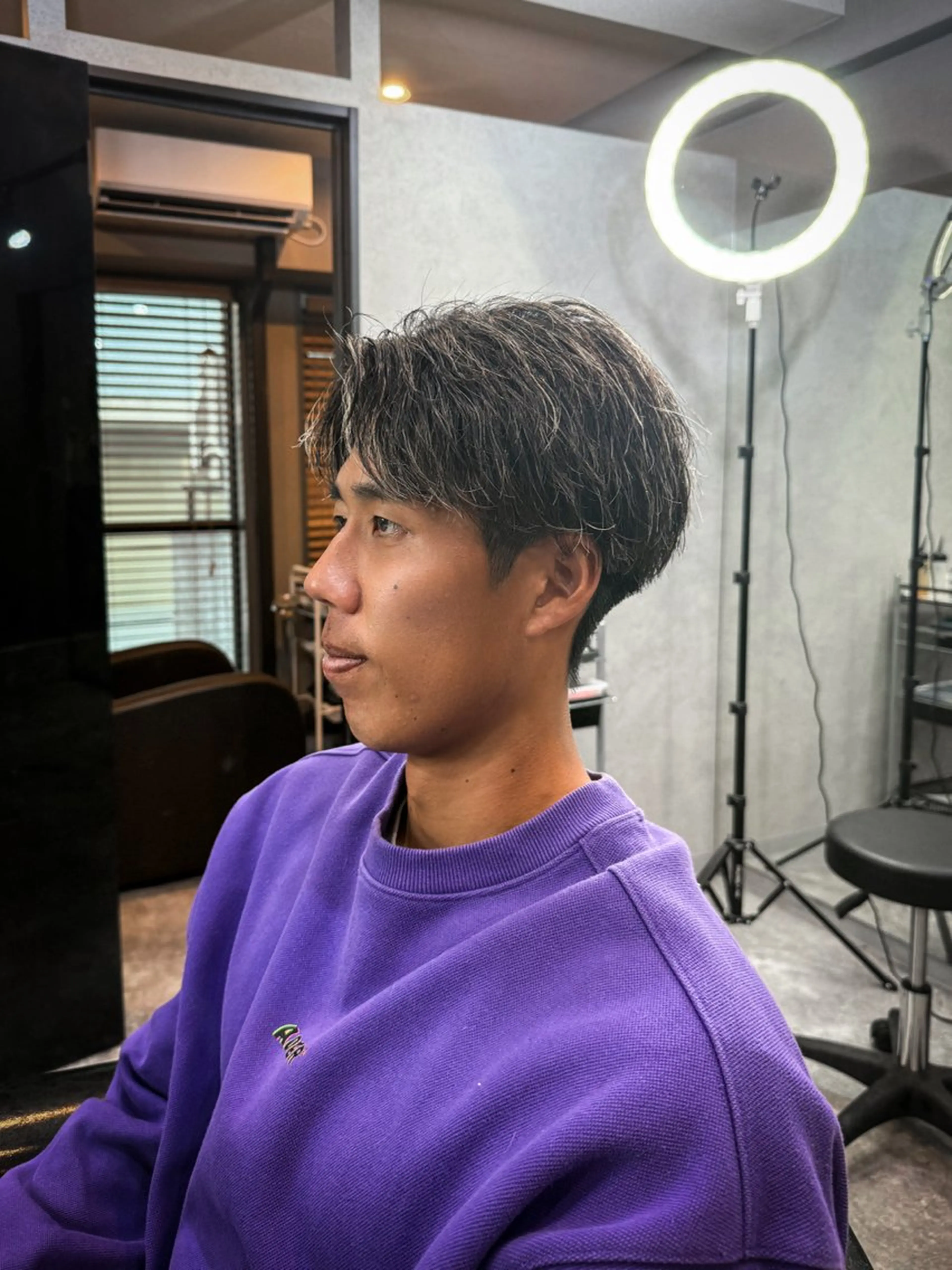 ショート カラー パーマ ヘアアレンジ メンズ メンズメッシュ メンズパーマ メッシュ カット ヘアカラー パーマ 【メンズ専門美容師】 NUMBER.12のヘアスタイル