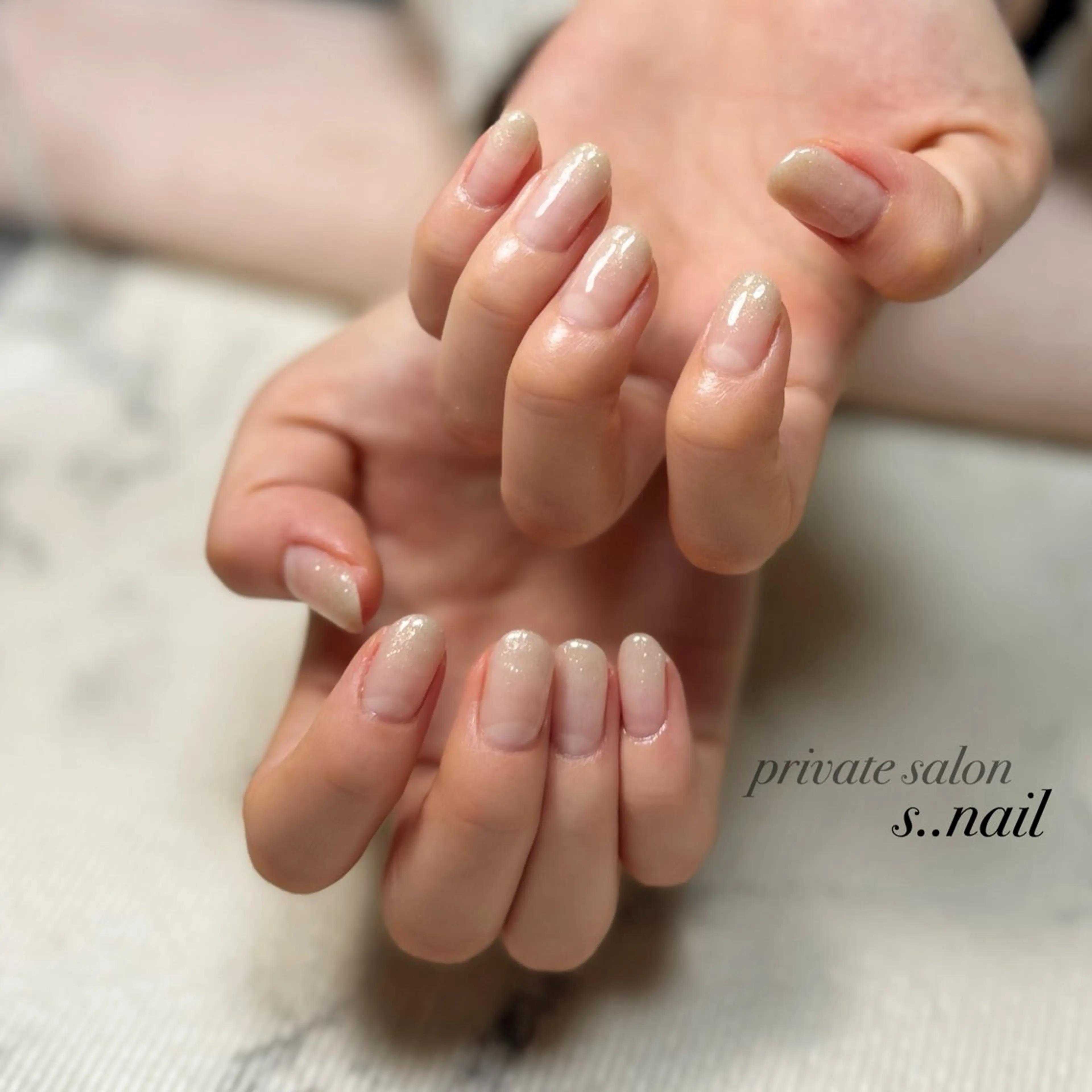 ネイル グラデーション ラメ(グリッター) ハンドネイル フットネイル s..nail / MORITAのネイルデザイン