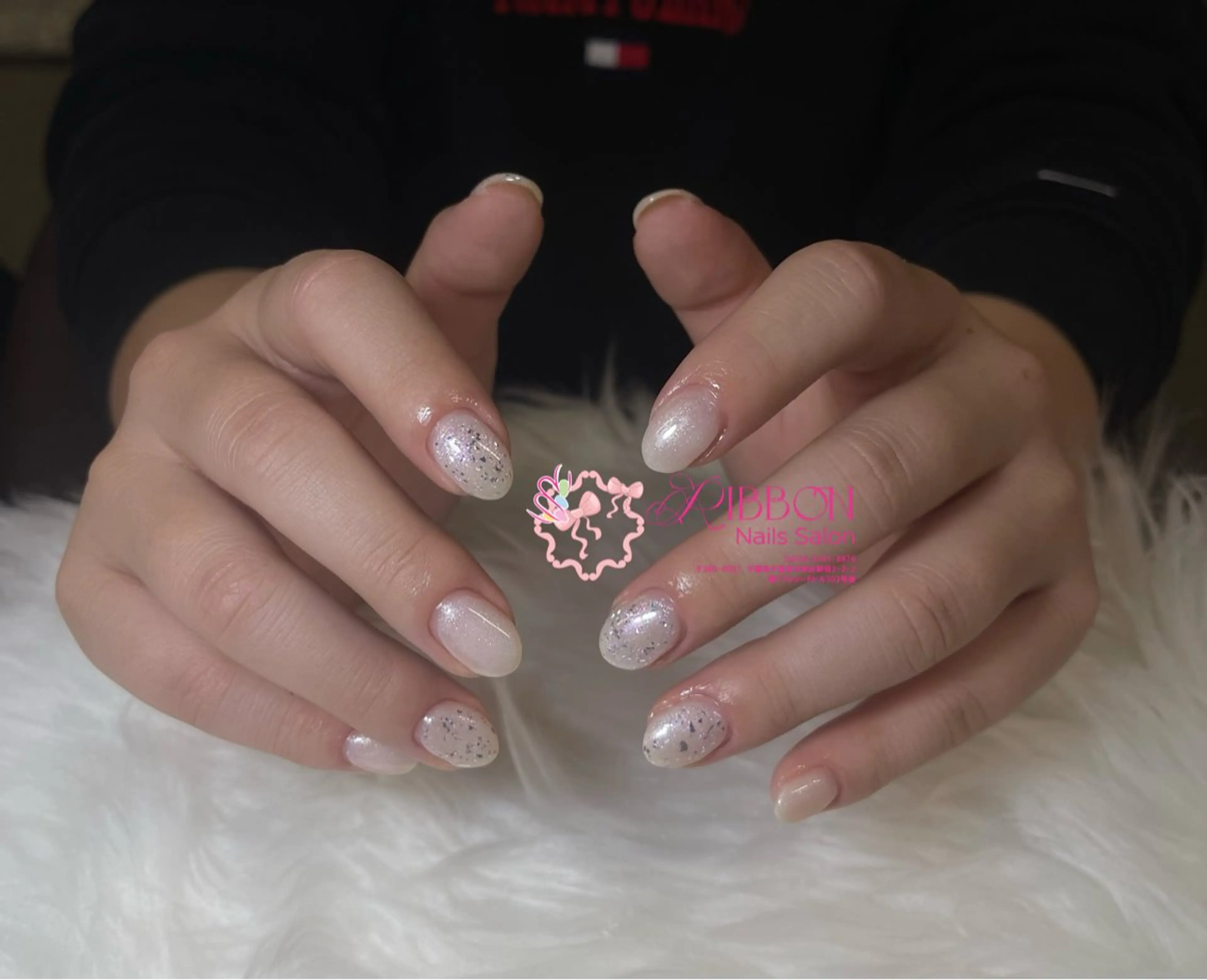 ネイル チークネイル フットネイル フレンチネイル グラデーション 韓国ネイル Ribbonnail salonのネイルデザイン