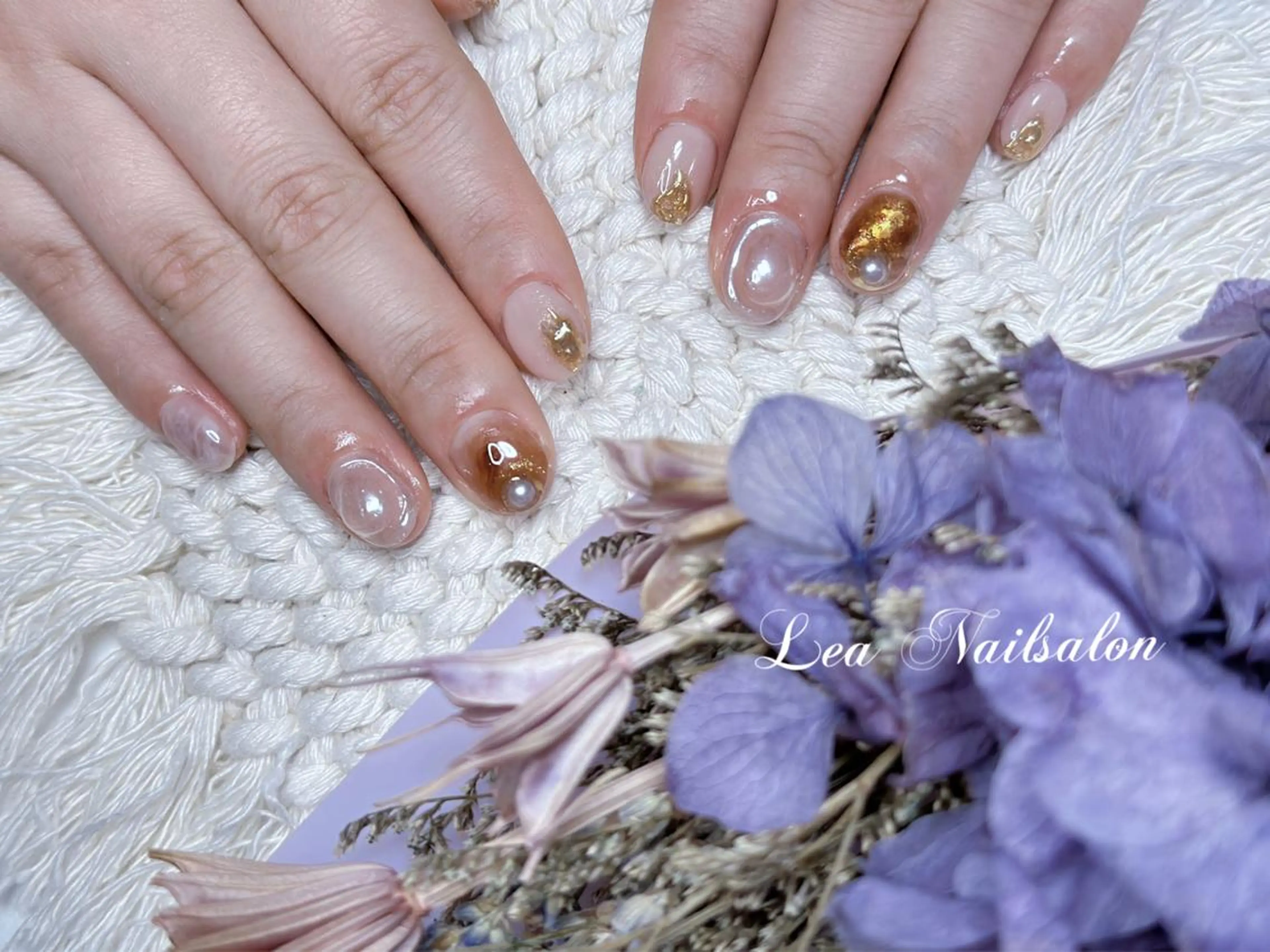 ショート カラー ネイル Le’a NailSalonのネイルデザイン
