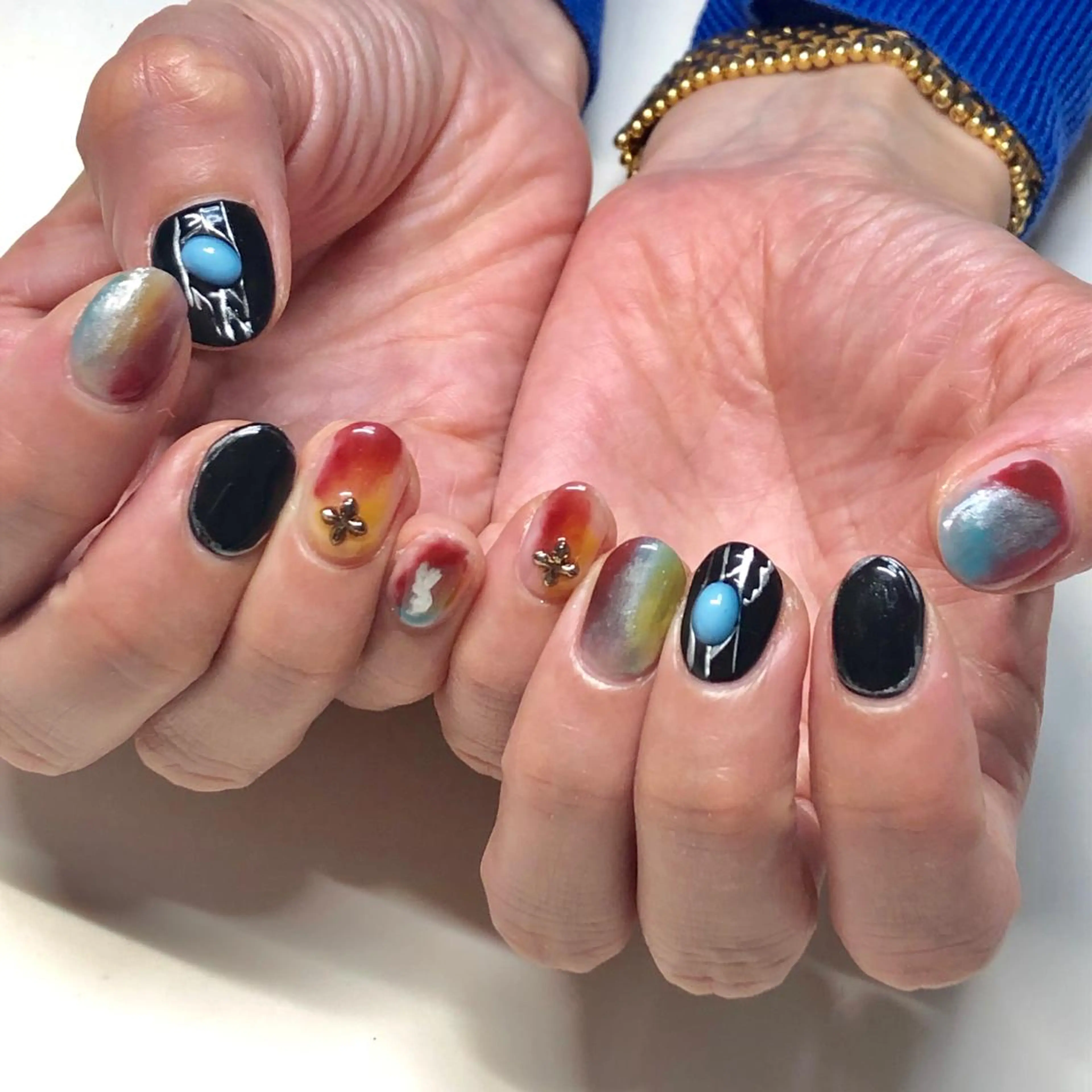 ネイル ニュアンスネイル 福田 加奈のネイルデザイン