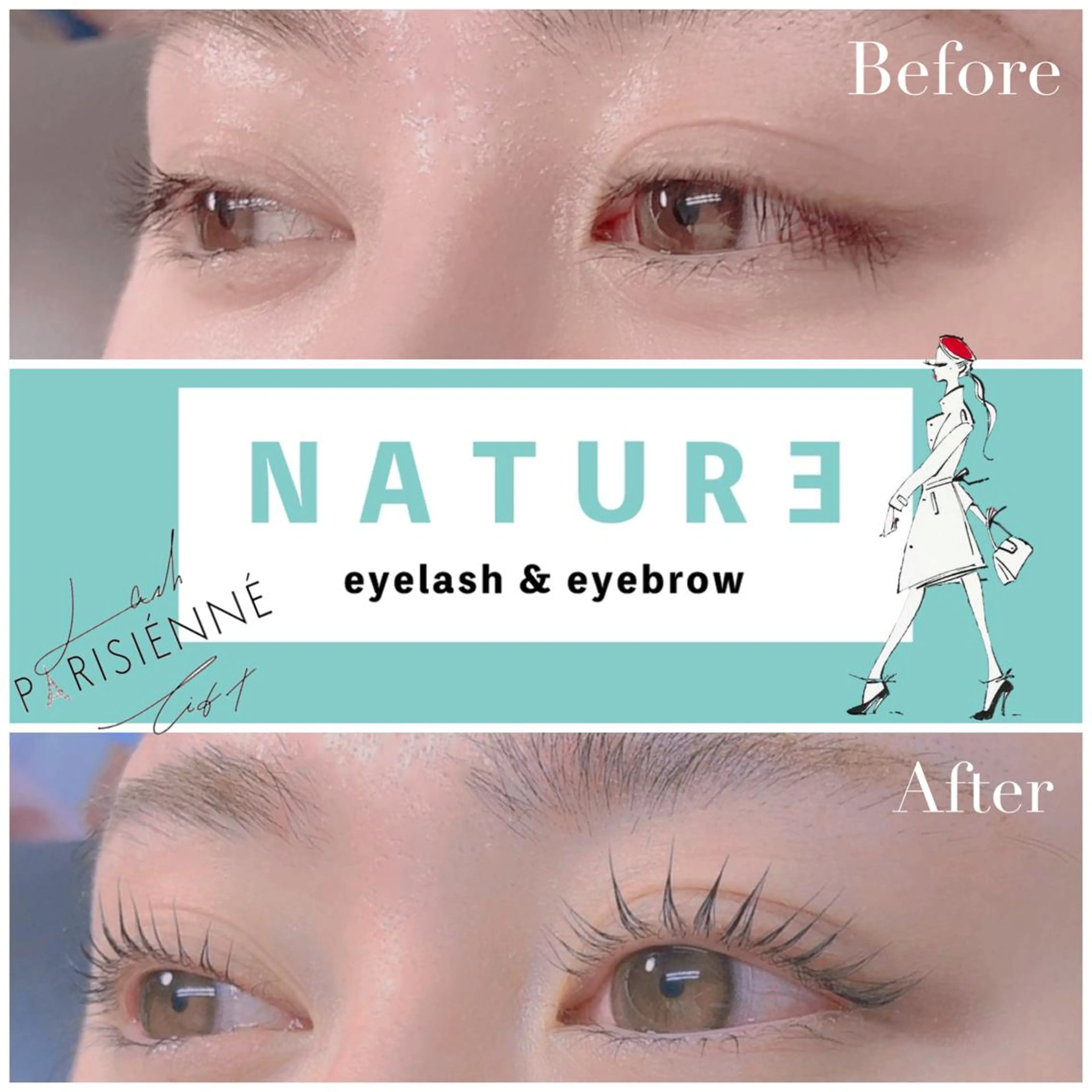 マツエク・マツパ NATURE MIYUのマツエク・マツパデザイン