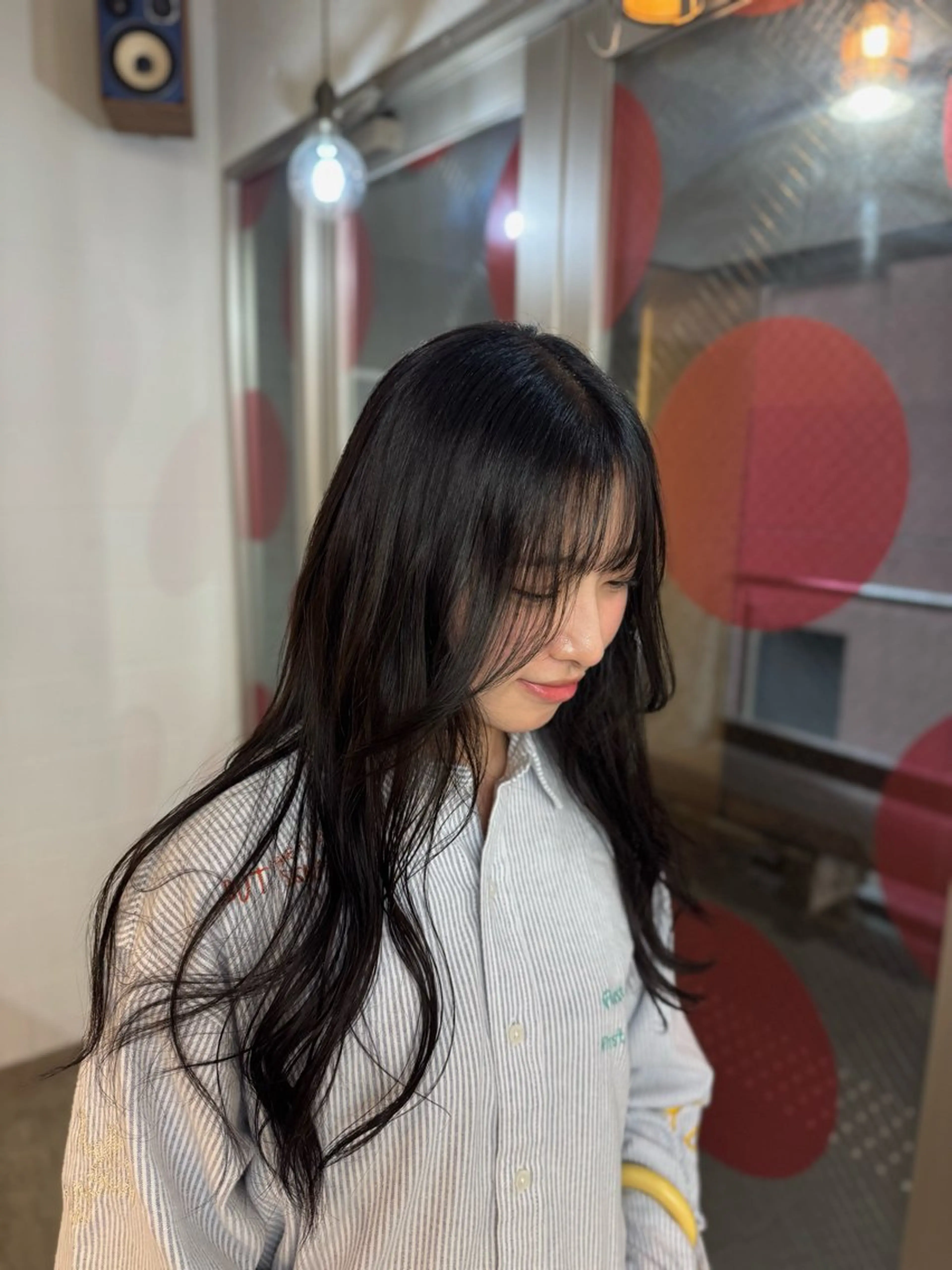 ロング 松原 千代のヘアスタイル