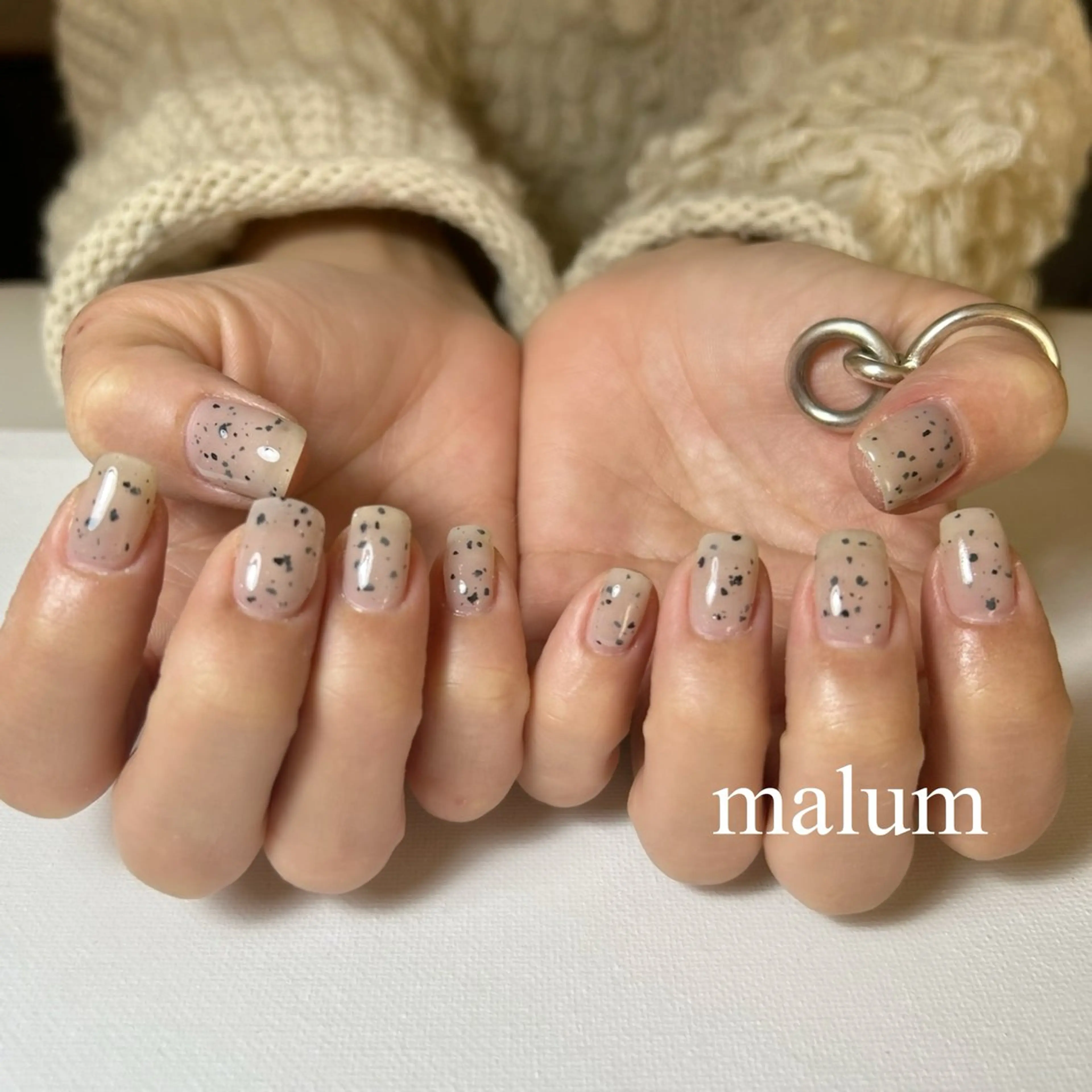 ネイル ハンドネイル malum nailのネイルデザイン