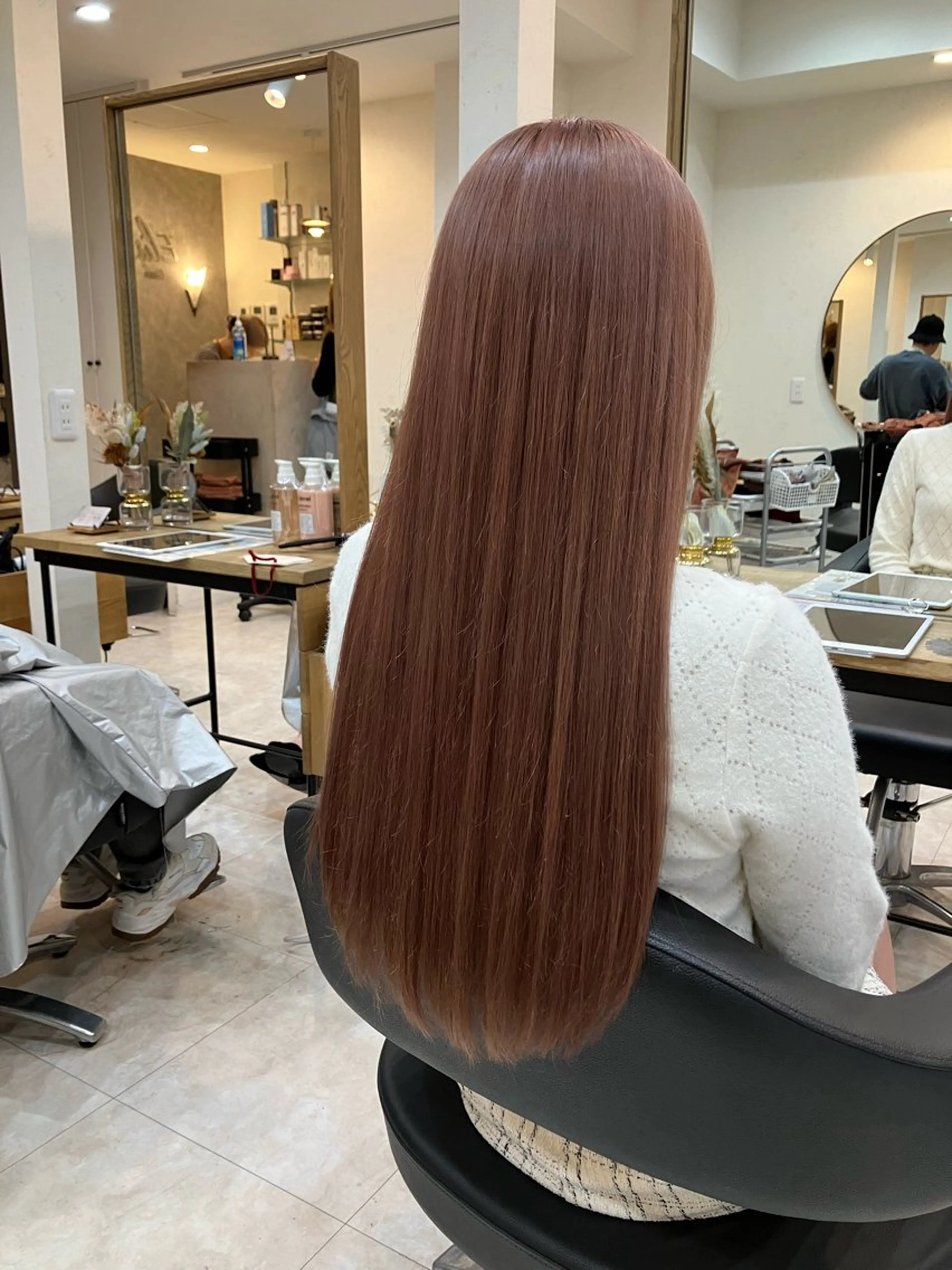 ロング 青野 銀河のヘアスタイル