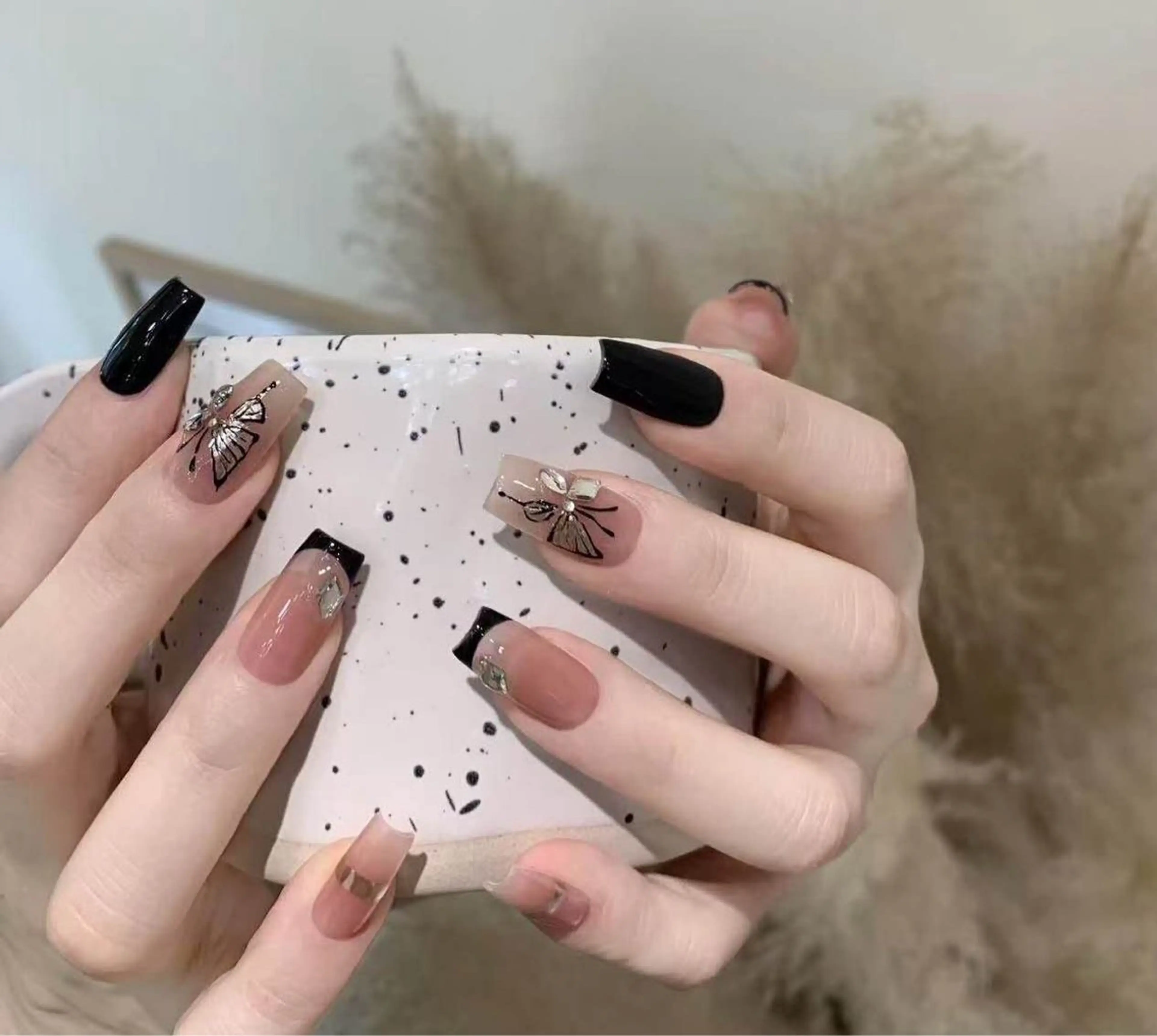 ネイル フラワーネイル フレンチネイル ジェルネイル ガラスフレンチ ハート ハンドネイル 相沢 さやかのネイルデザイン