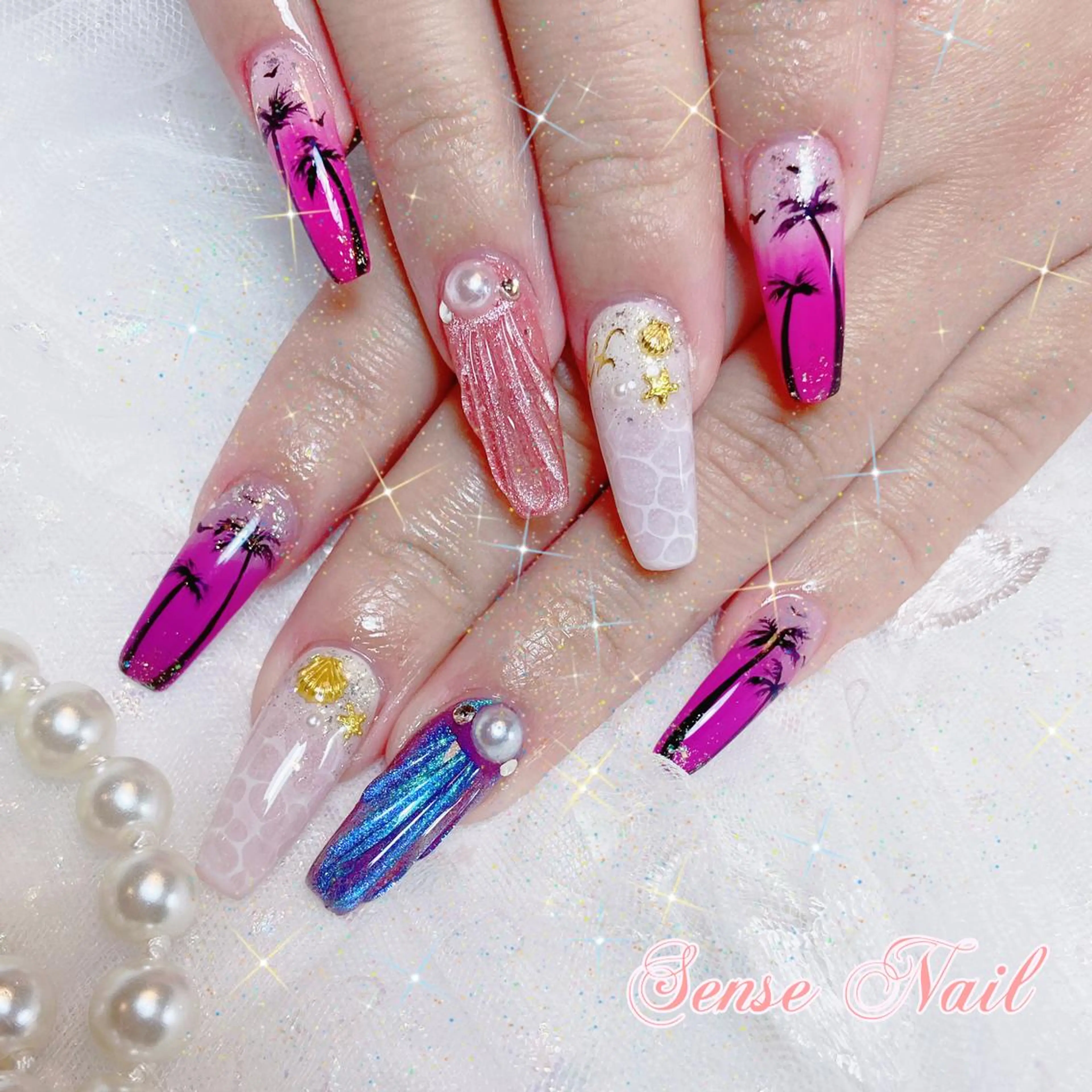 ネイル ハンドネイル ハンドケア 🎀Sense Nail渋谷店🎀のネイルデザイン