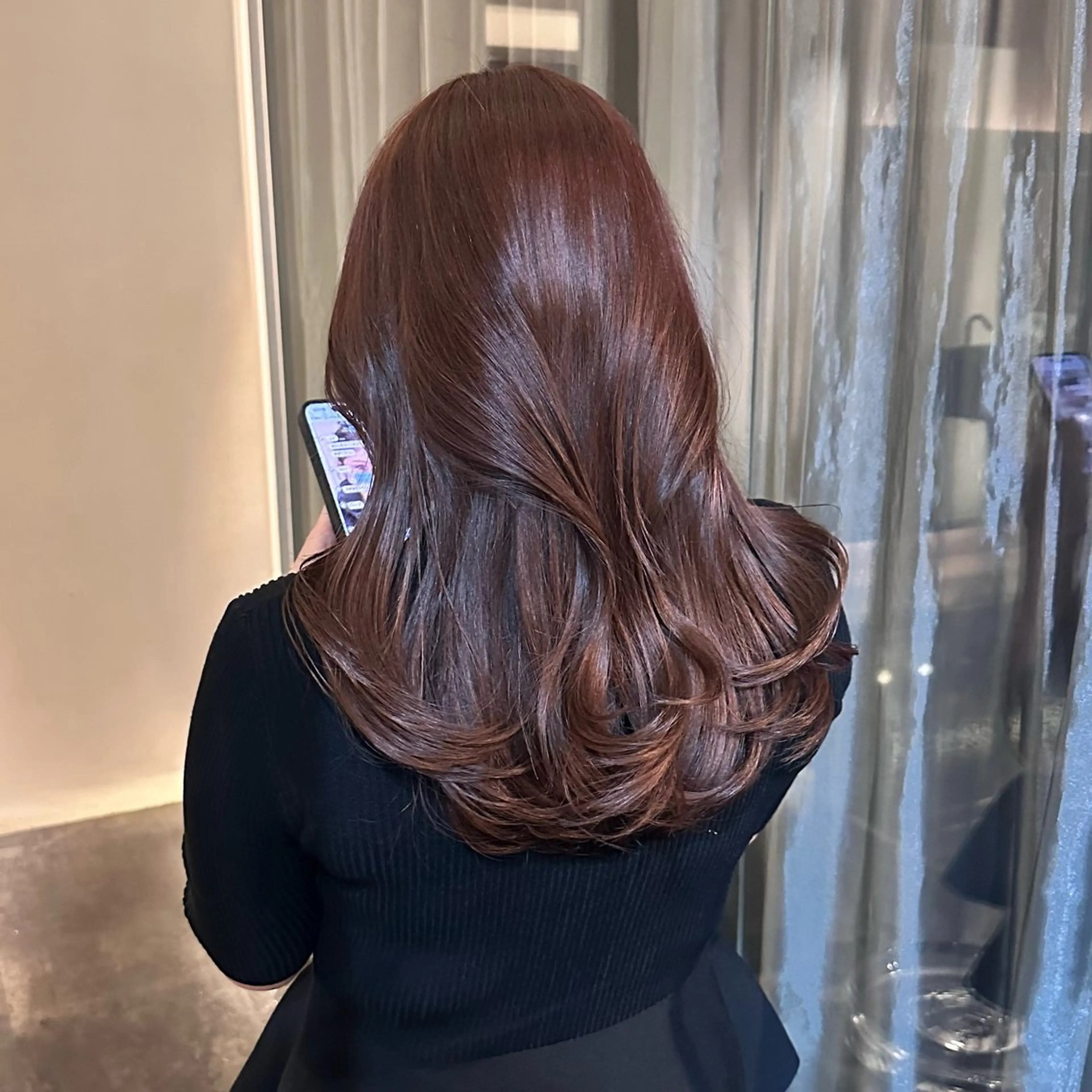 セミロング カラー セミロングパーマ アッシュ アッシュグレー アッシュグレージュ ベージュカラー ヘアカラー トリートメント 《ブリーチなし》 ベージュ/あゆむのヘアスタイル