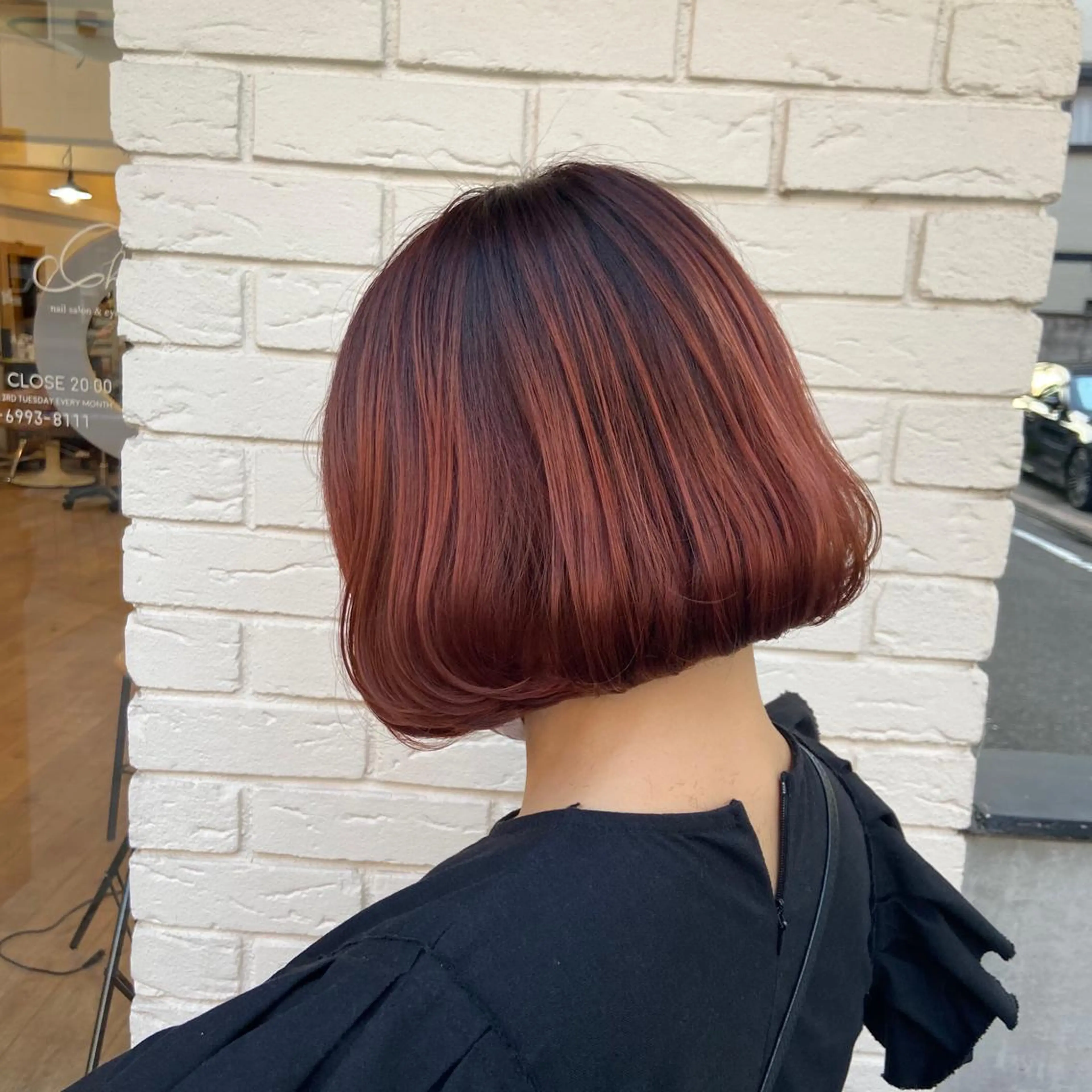 ミディアム 韓国|ミルクティ momoeのヘアスタイル