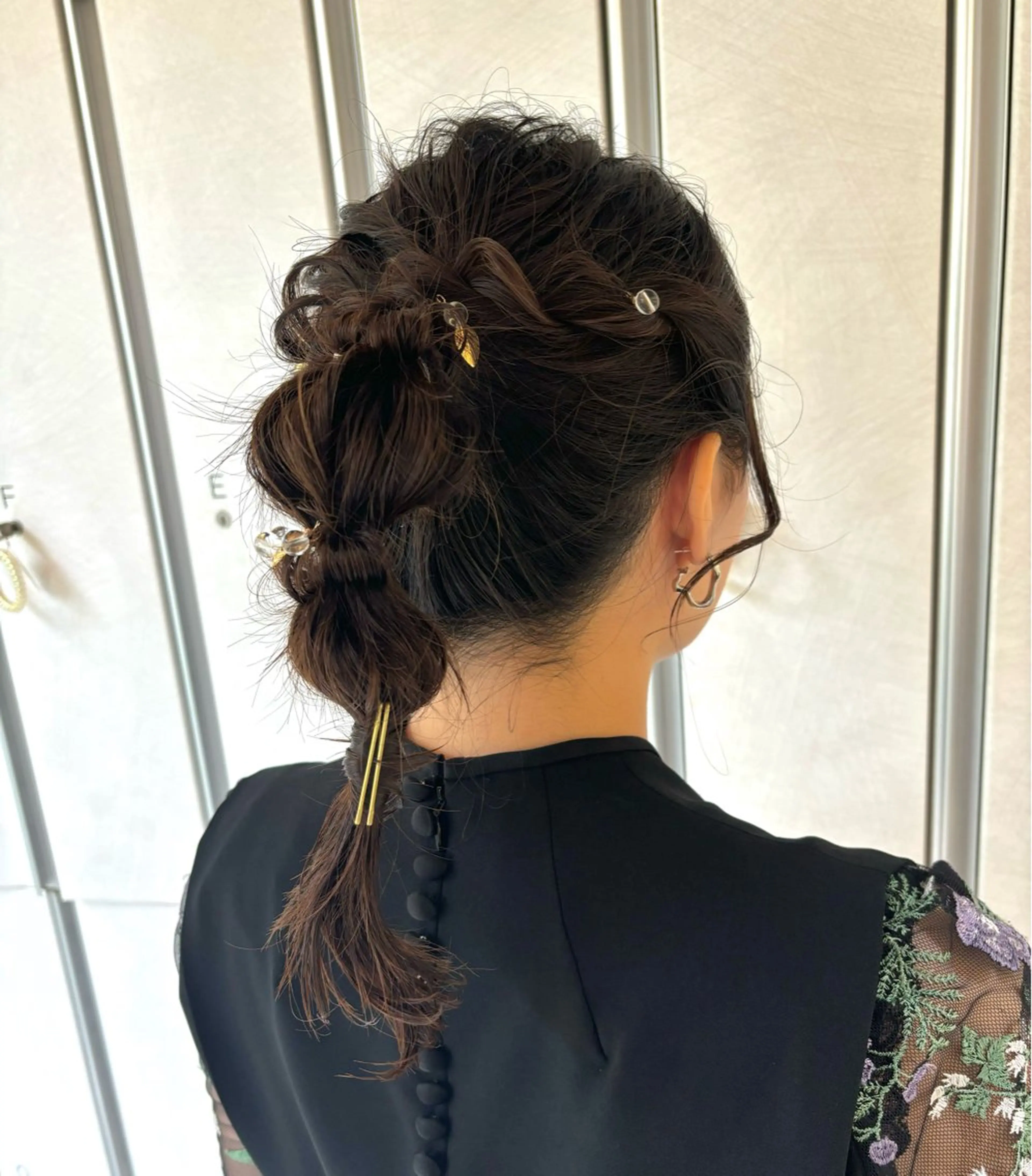 ミディアム ヘアセット 🎼レイヤー/透明感 カラー/nene♬のヘアスタイル