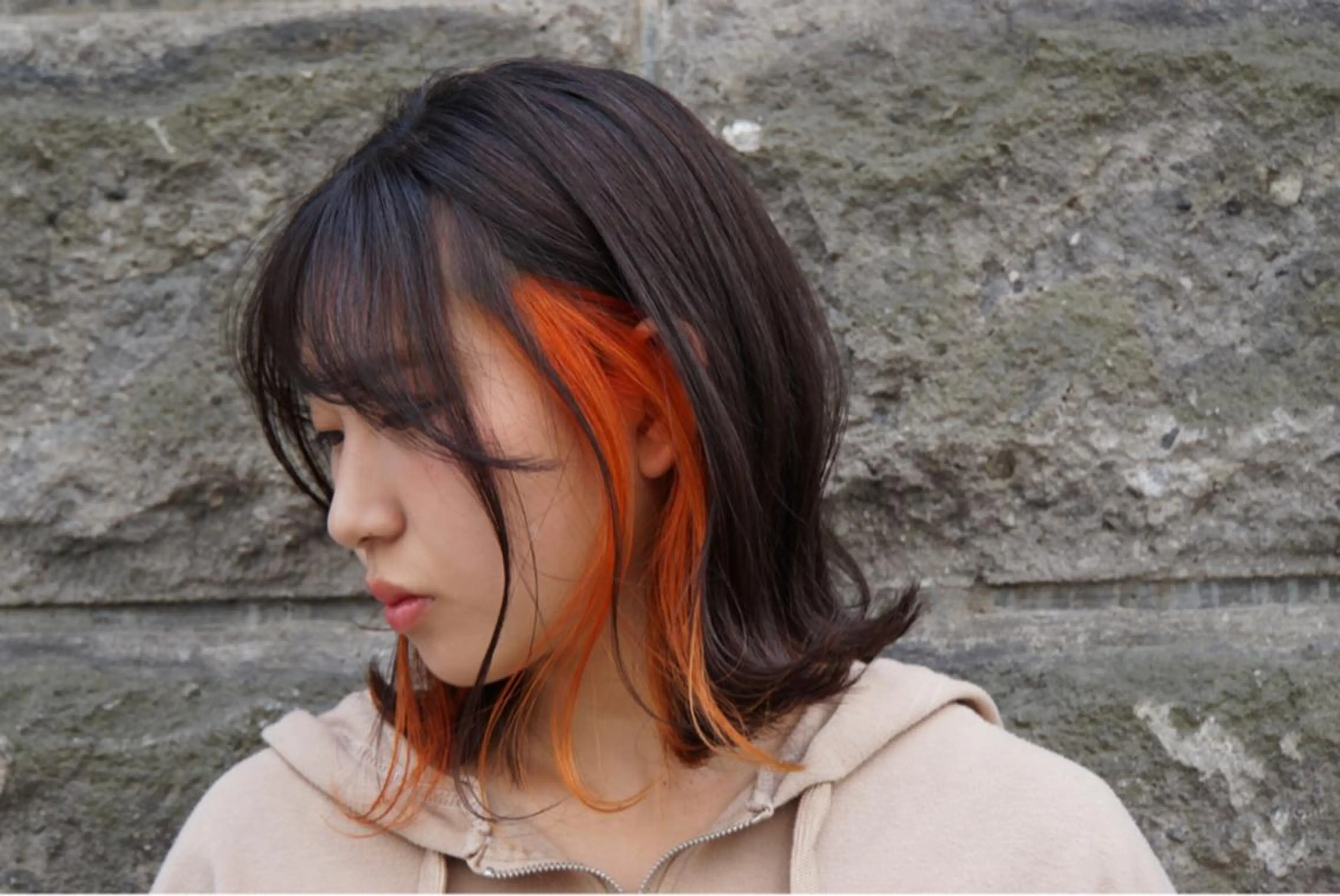 カラー オレンジ B E C H I C O〔べち子〕のヘアスタイル