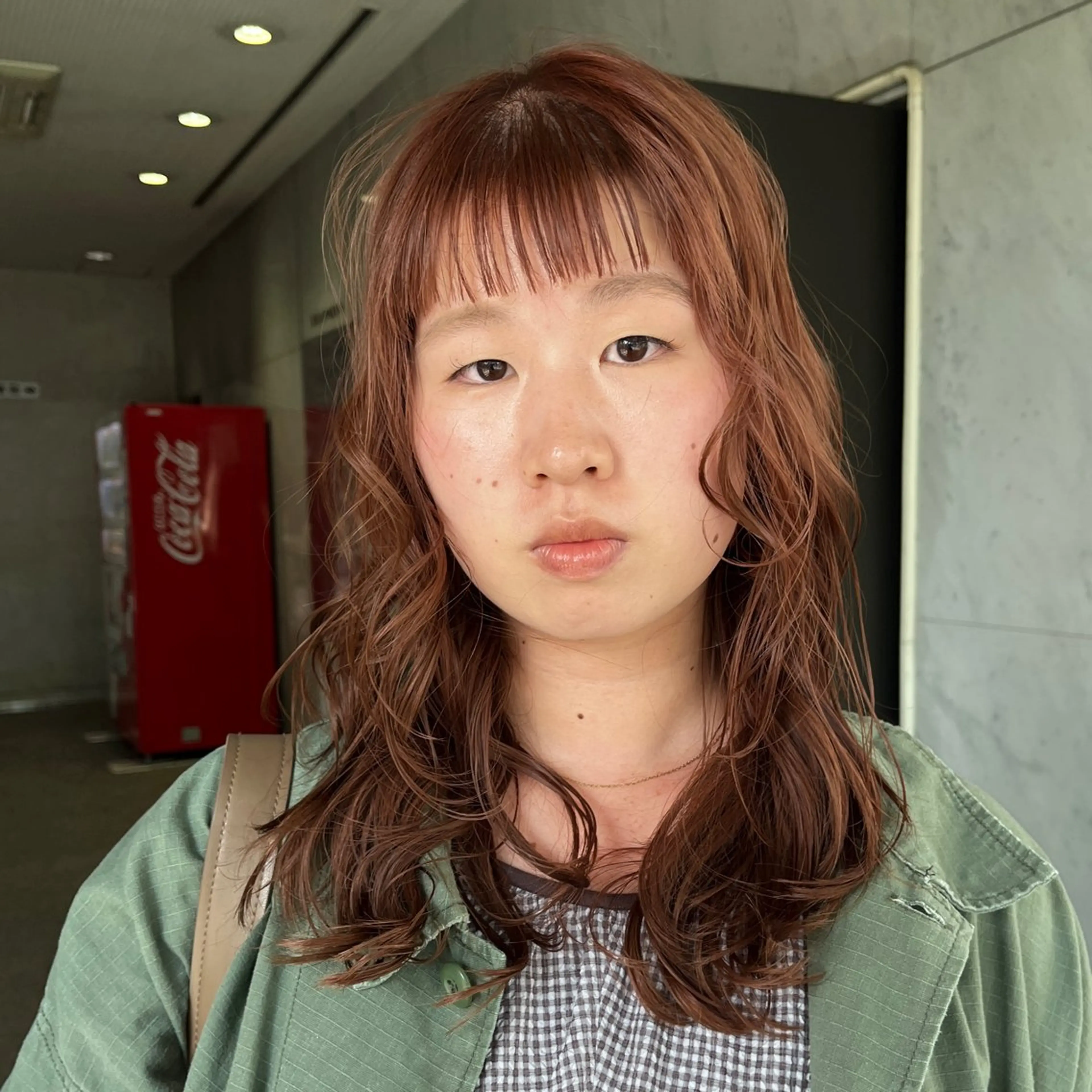 ミディアム カット ヘアカラー たおちゃん／レイヤー ／透明感カラーのヘアスタイル