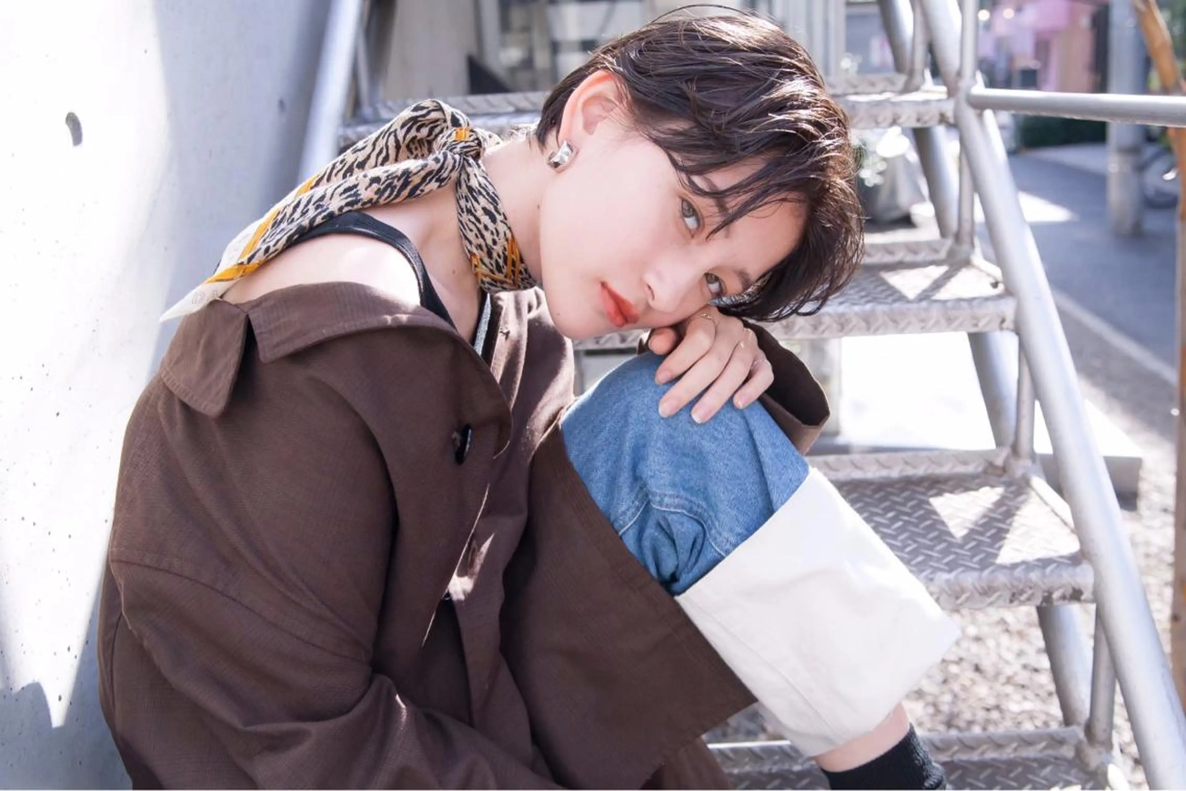 ショート ダブルカラー🤍 髪質改善／原島のヘアスタイル