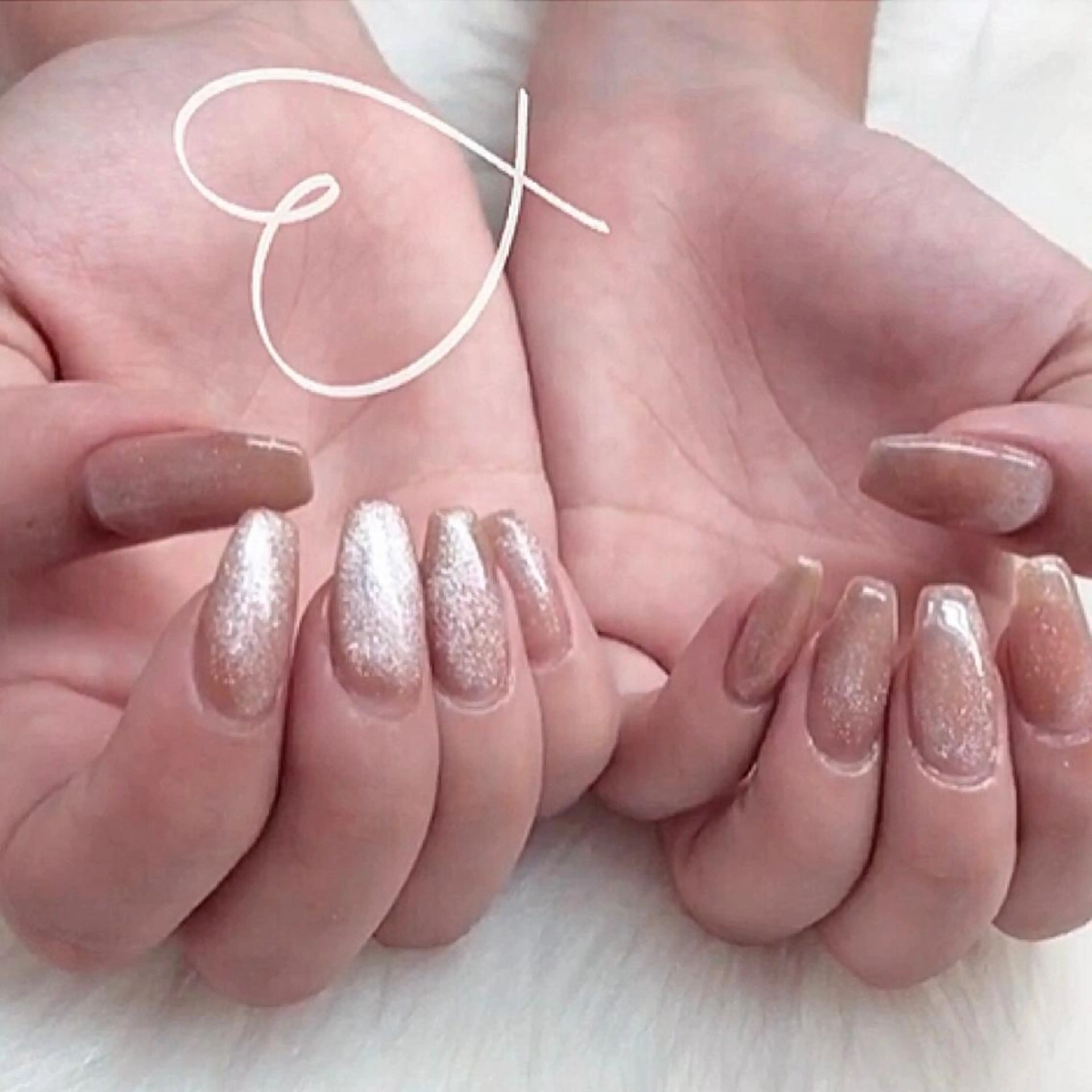 マグネットネイルワンカラーの写真