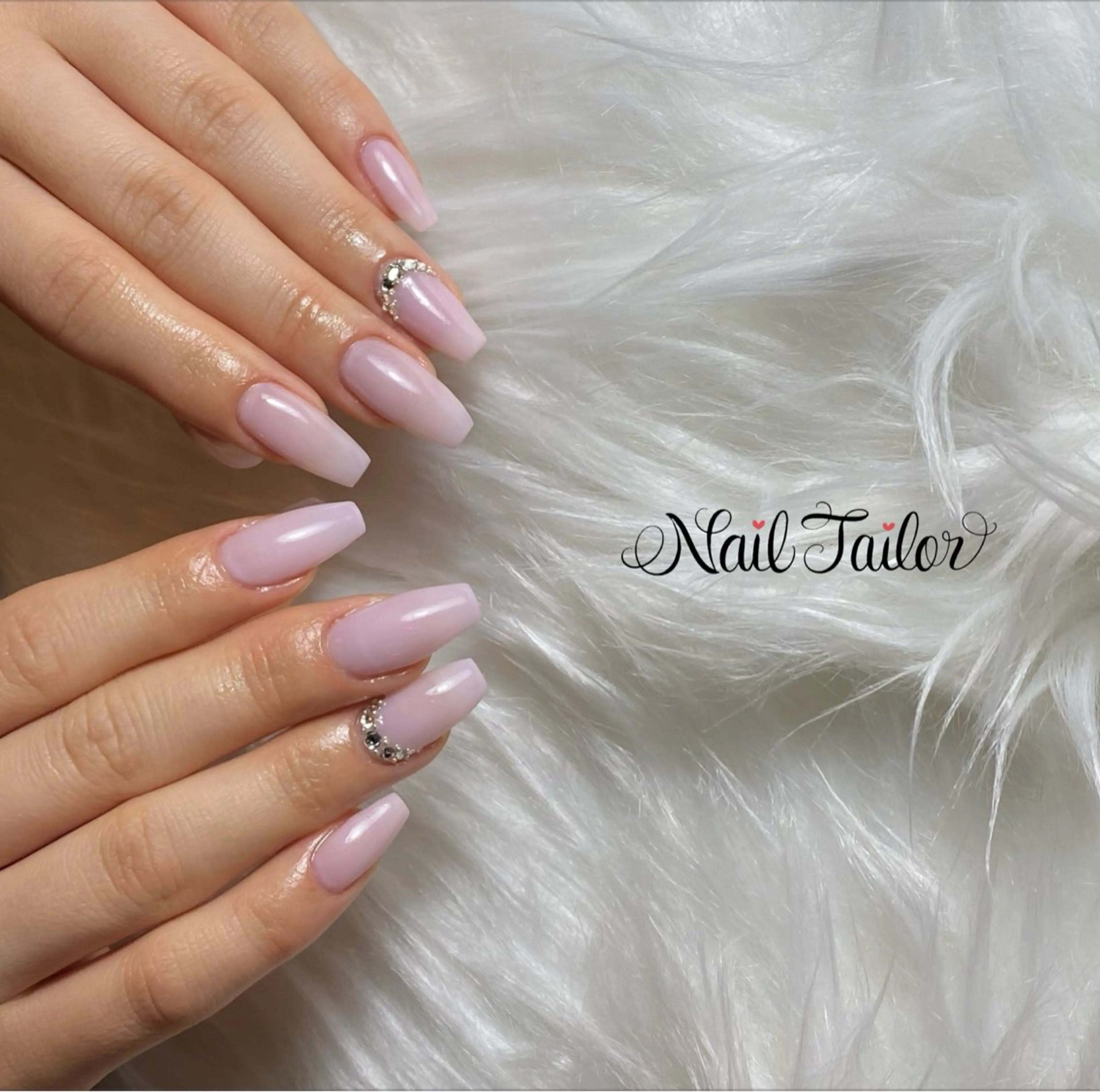 ネイル 桜ネイル ジェルネイル キラキラネイル ピンク シンプルネイル ハンドネイル NailTailor ネイルテイラーのネイルデザイン