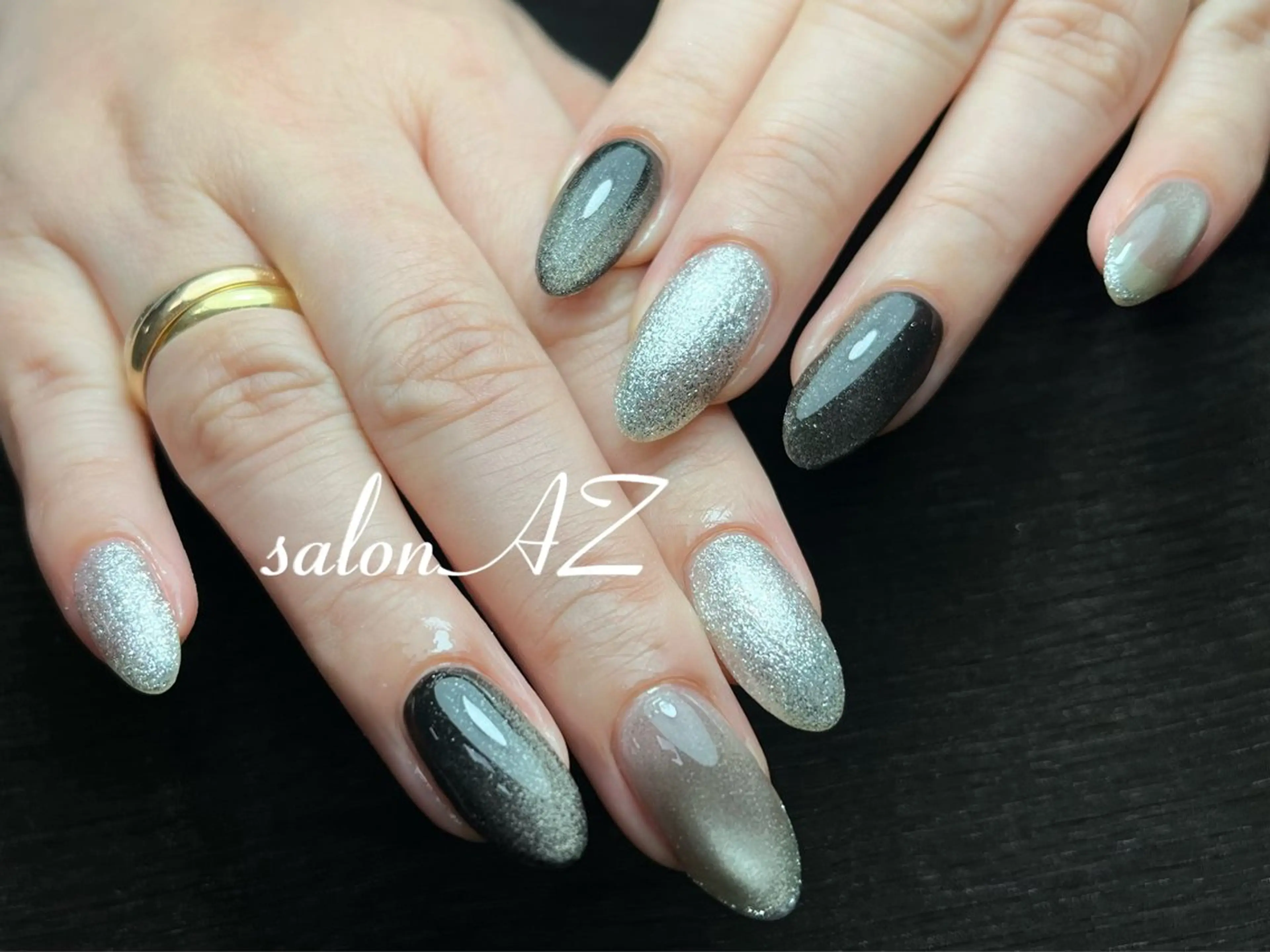 ネイル 桜ネイル 長さ出し フットネイル フレンチネイル ジェルネイル salon AZのネイルデザイン