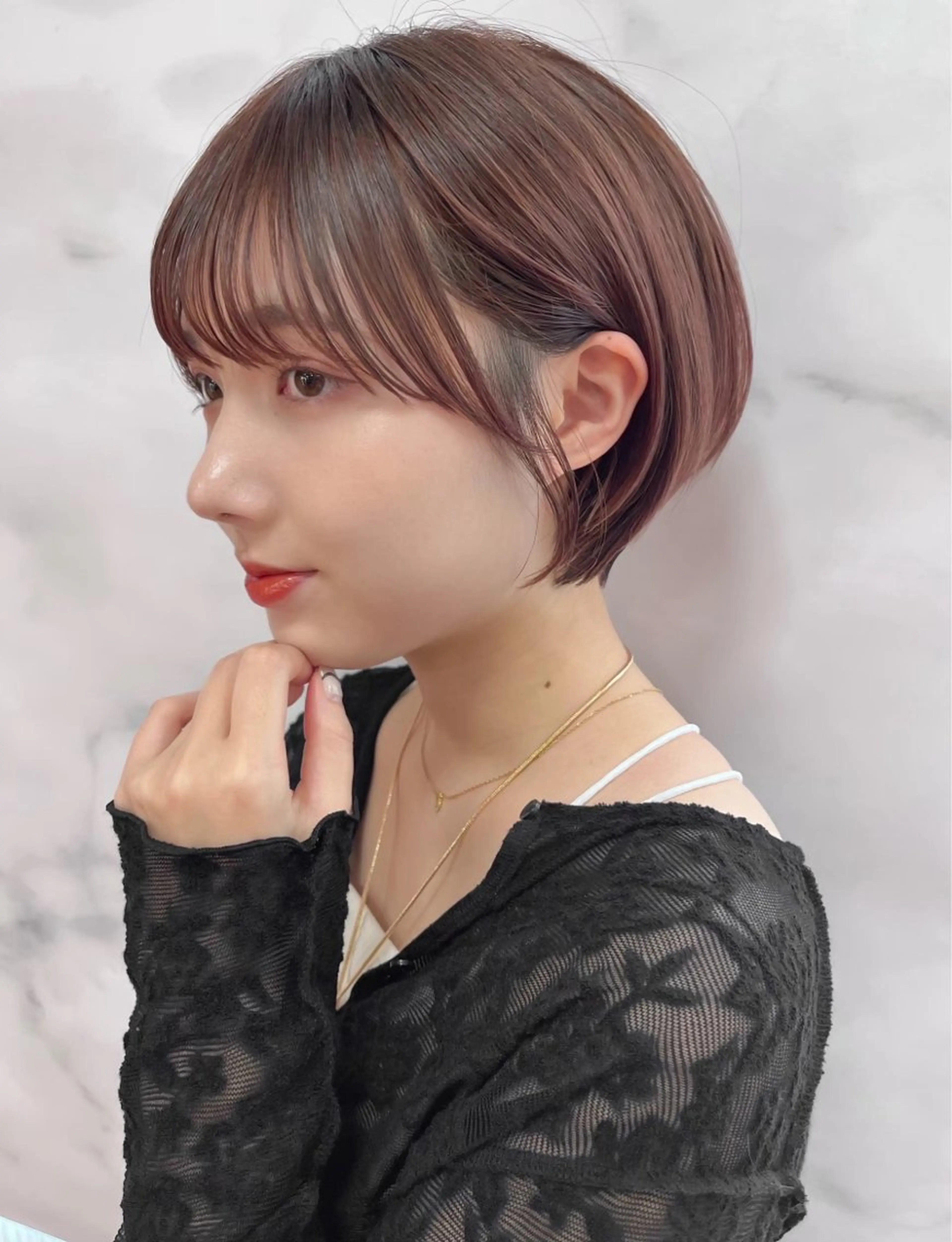 ショート カラー ヘアカラー 玉川 京のヘアスタイル