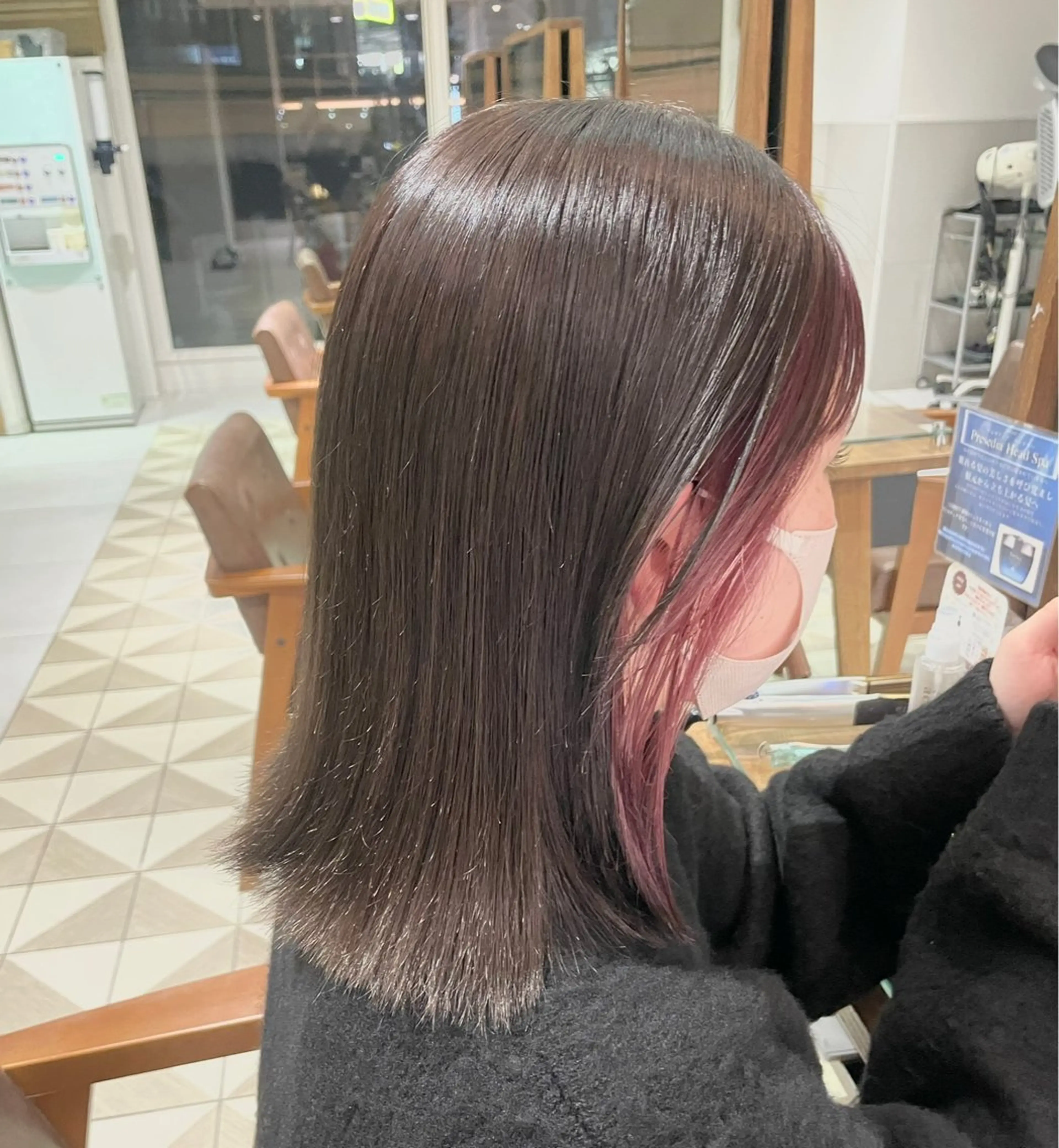 セミロング カラー ヘアカラー トリートメント ʜᴀʀᴜᴋᴀ♱メンズ ウルフ/ブリーチのヘアスタイル