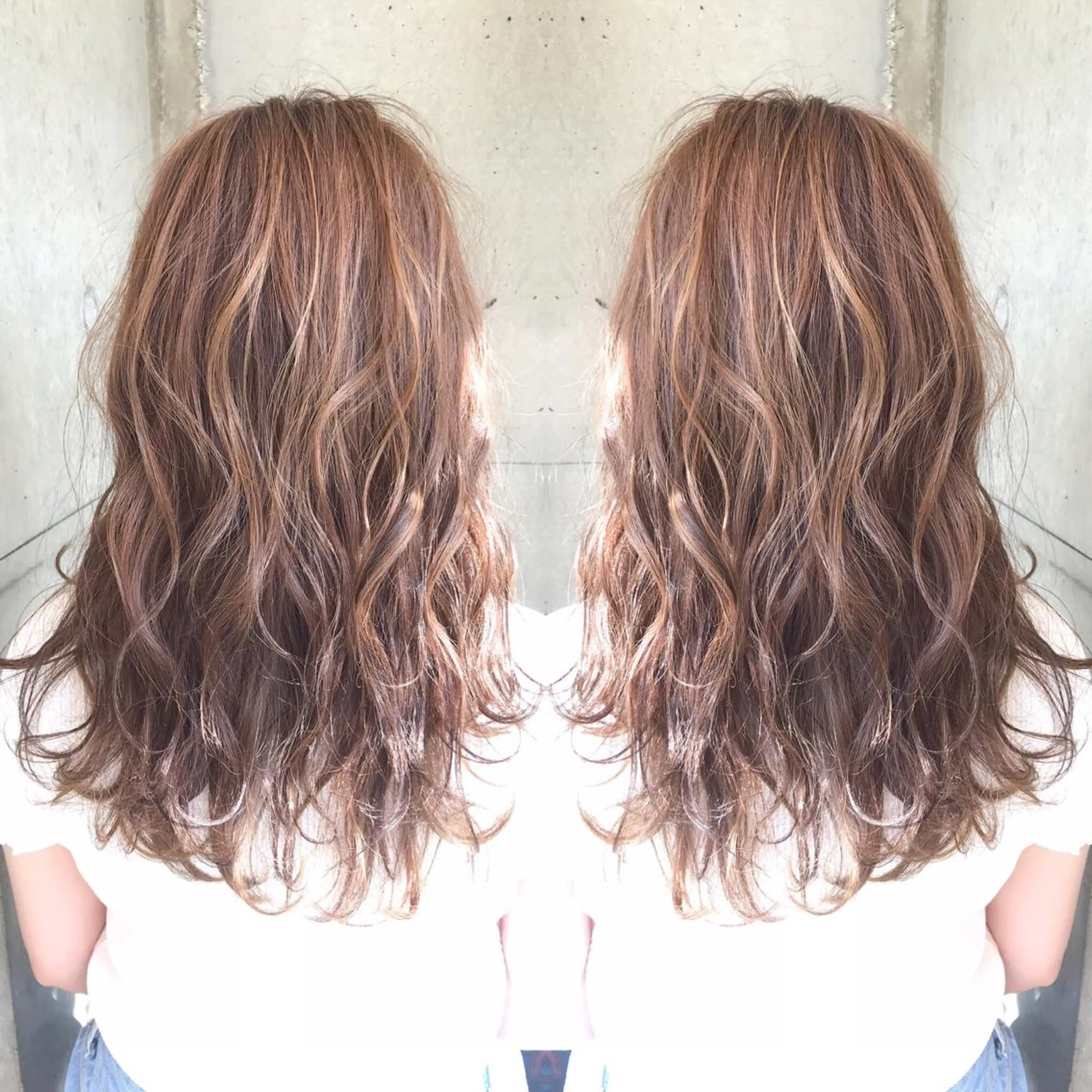 ロング カラー ✨縮毛矯正/髪質改善 錦糸町/松坂拓馬のヘアスタイル