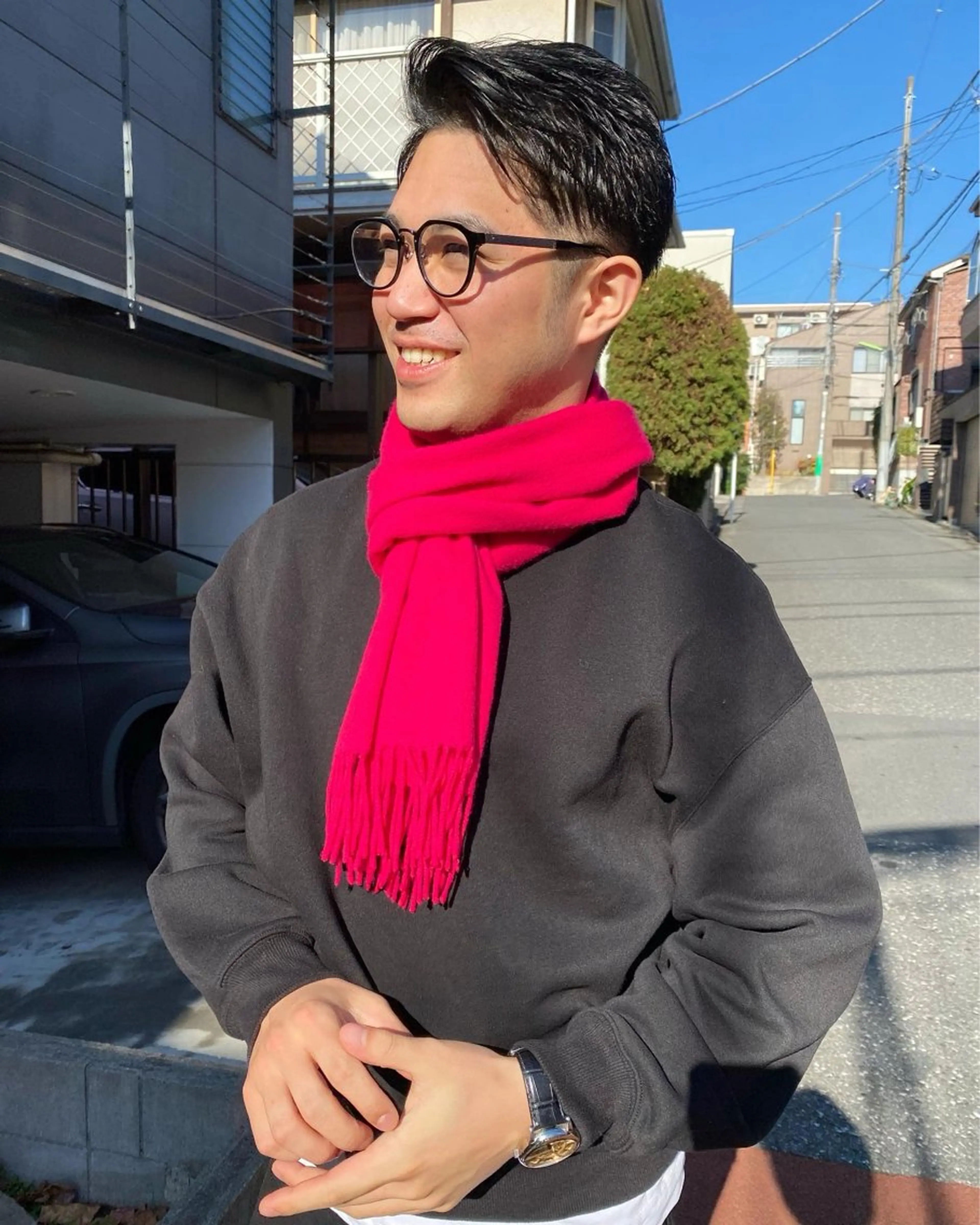 カラー パーマ メンズ アップバング センターパート マッシュ メンズパーマ スパイキーショート 【池袋/スパイキー ショート】ⓝⓘⓜⓤのヘアスタイル