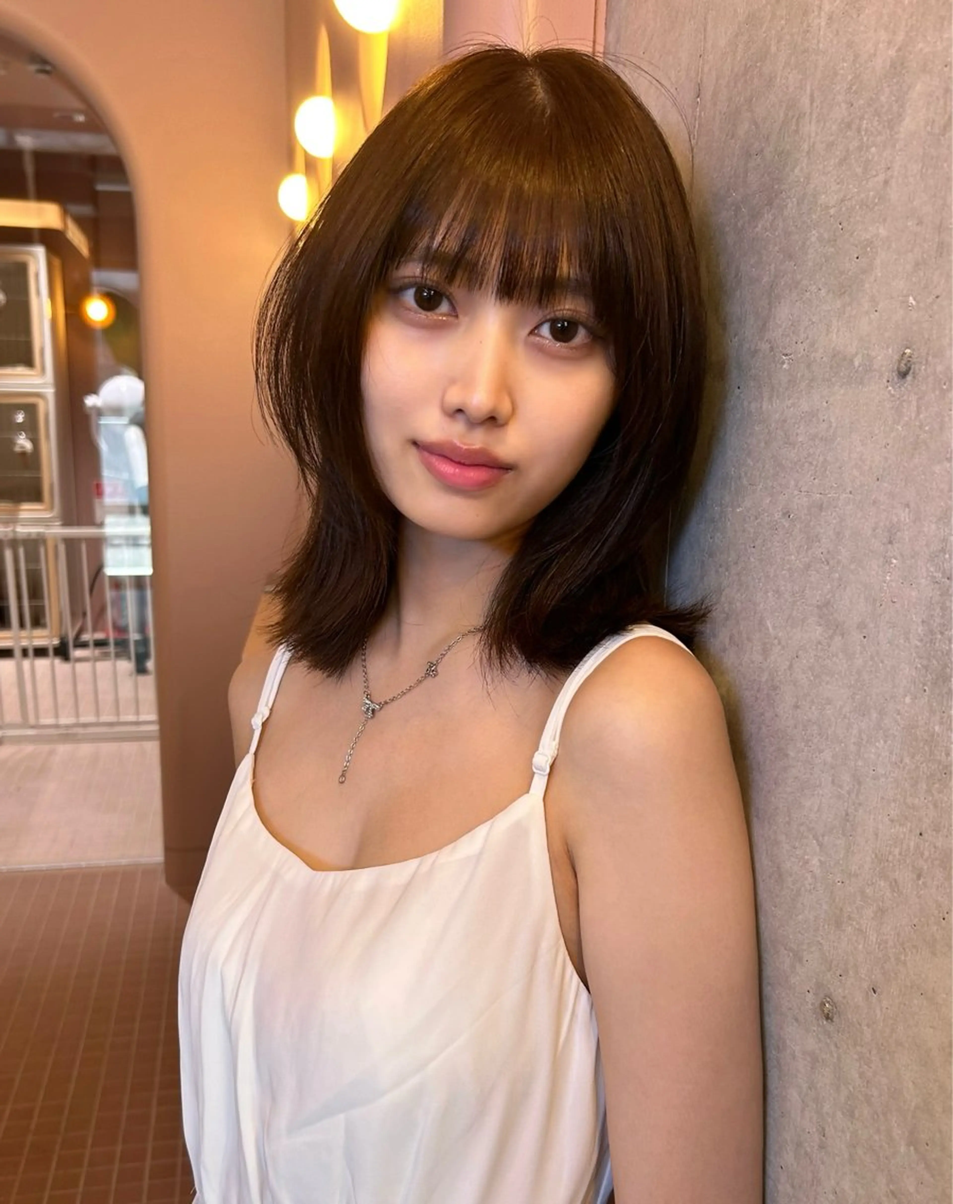 ミディアム ❄️暗髪/透明感❄️ /reyのヘアスタイル