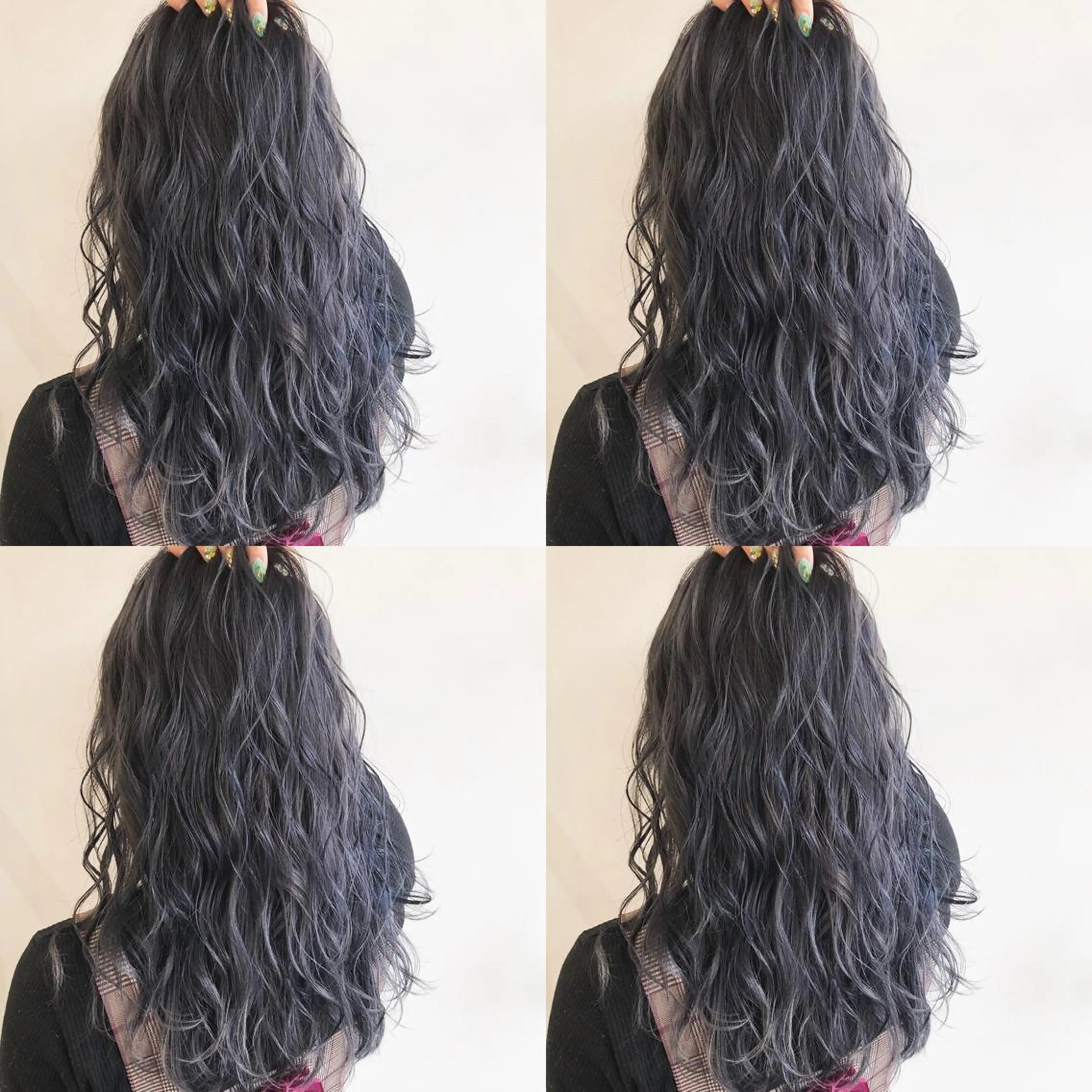 ロング カラー ネイビーカラー 👑髪質改善の匠👑 サンジョウ ユウキのヘアスタイル