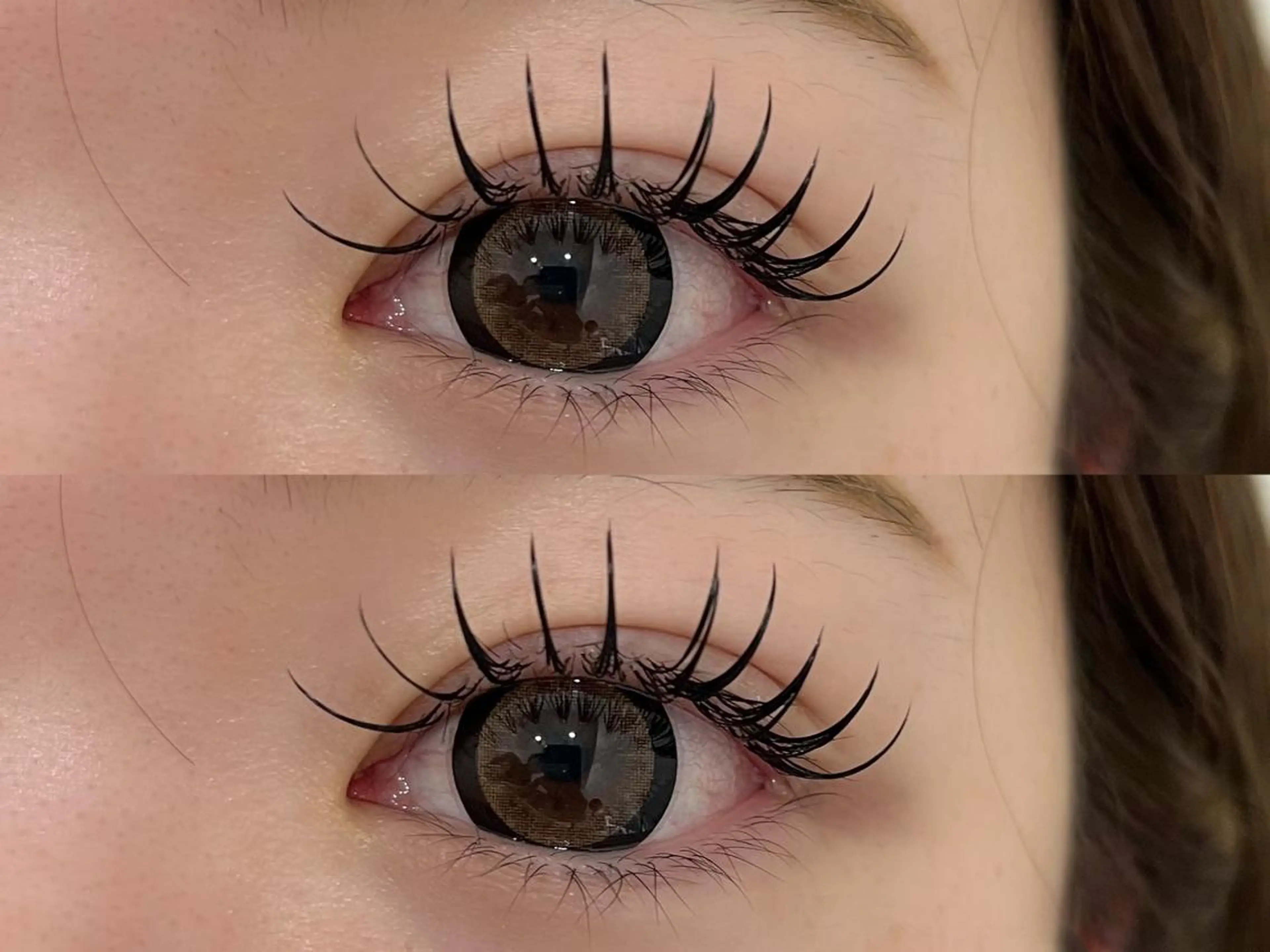 マツエク・マツパ フラットラッシュ MAQUM𖤐 Satsumiのマツエク・マツパデザイン